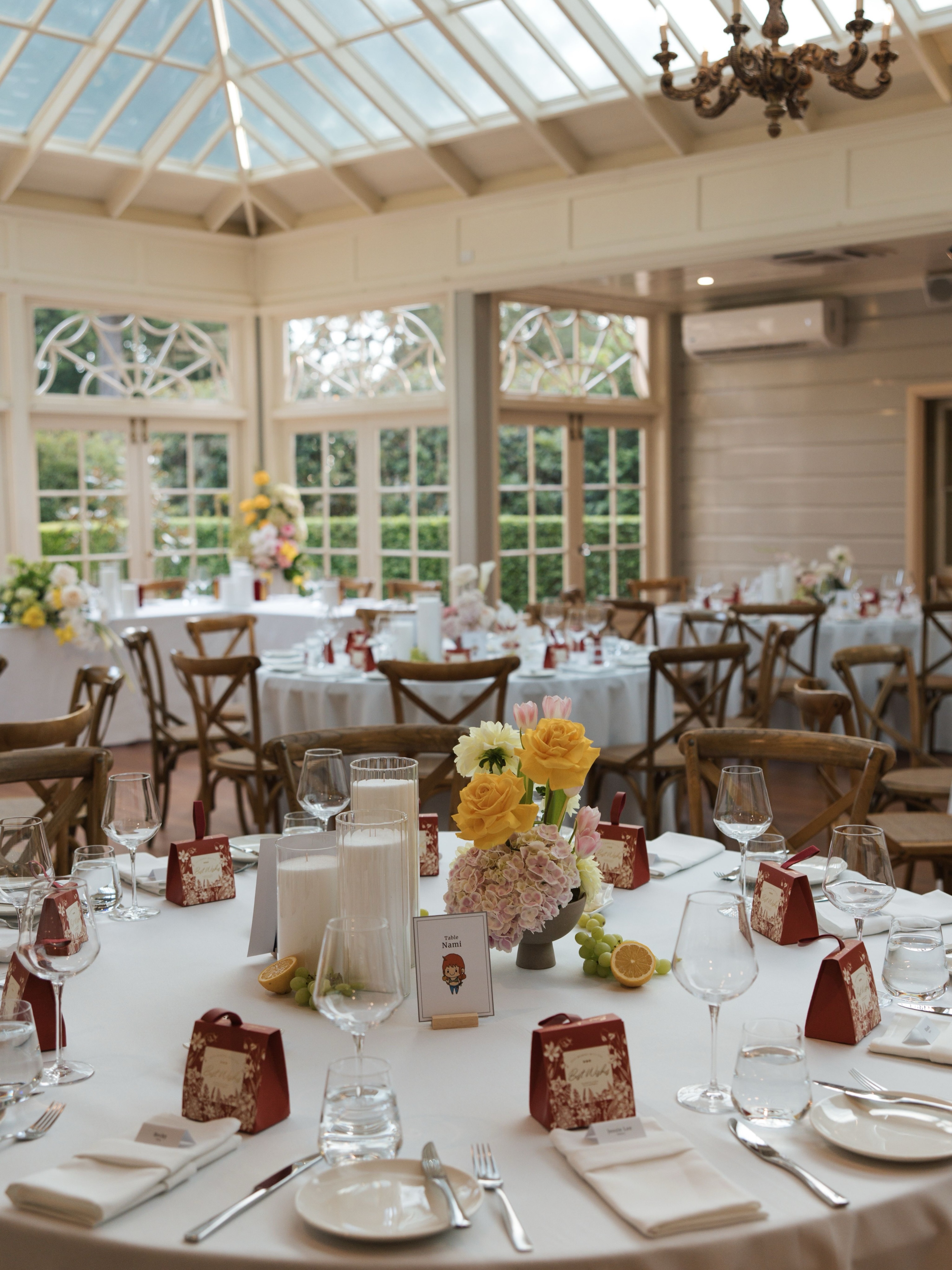 A celebration designed to feel entirely their own for Yvette + Matt
We loved creating this reception, where no two tables were quite the same. Each floral moment took on its own shape and personality, layered with fruit and thoughtful details that made the space feel beautifully personal.
Different compositions, different flowers, different little moments, all connected by the same considered design.
Personal, playful and completely them. 🤍
#gabbinbar #gabbinbarhomestead #floraldesign #queenslandwedding
@gabbinbar
@createddbyg