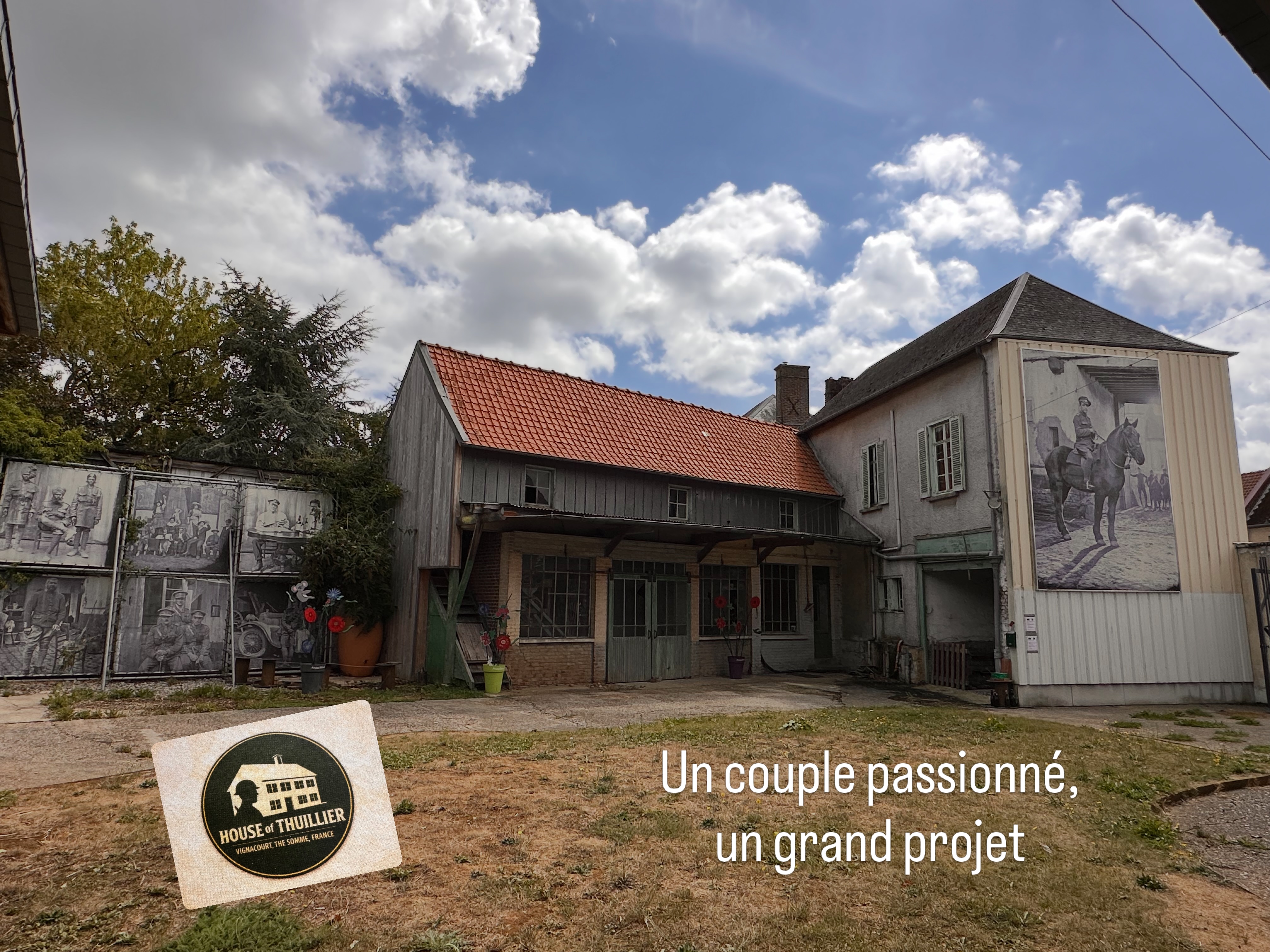 Vignacourt renoue avec son passé. Un couple australien veut faire revivre la maison de Louis et d‘Antoinette Thuillier pour montrer que la guerre fut aussi une terre fertile en amour et en amitié. À découvrir bientôt sur www.lasomme.blog