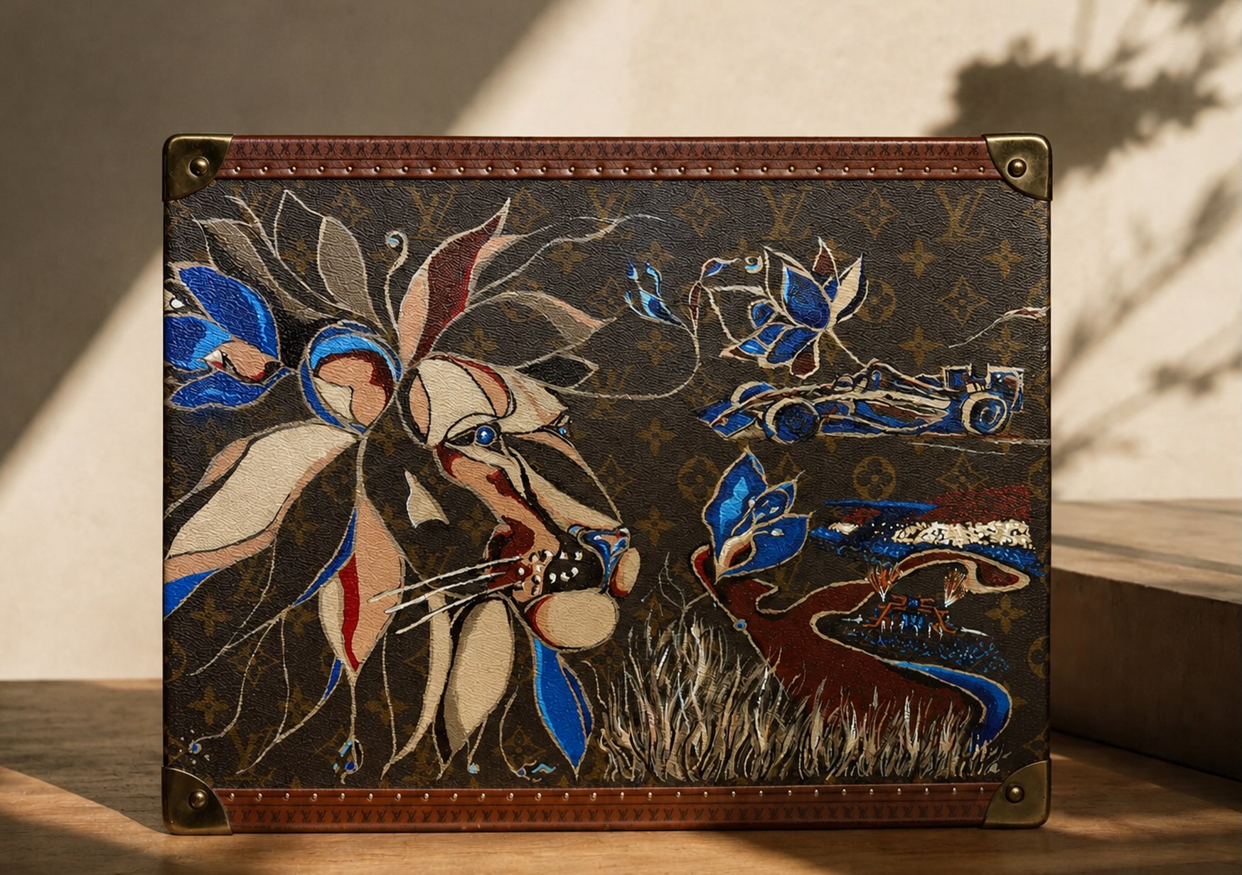 Handpainted Louis Vuitton trunk, created on behalf of The F1 Heineken Dutch Grand Prix.
🧡🏁