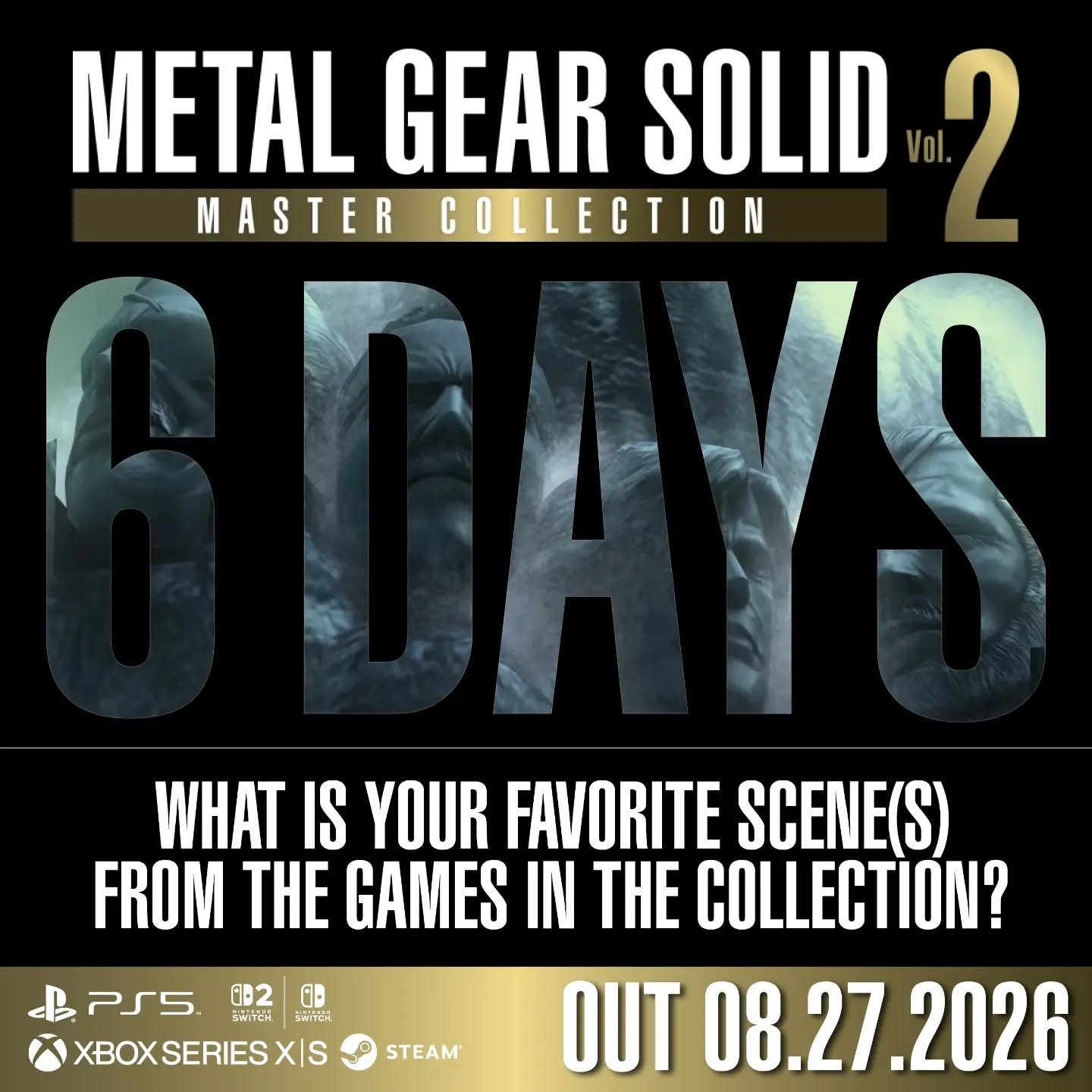 6 days 🗿
What's your favourite scene from MGS4/PW?