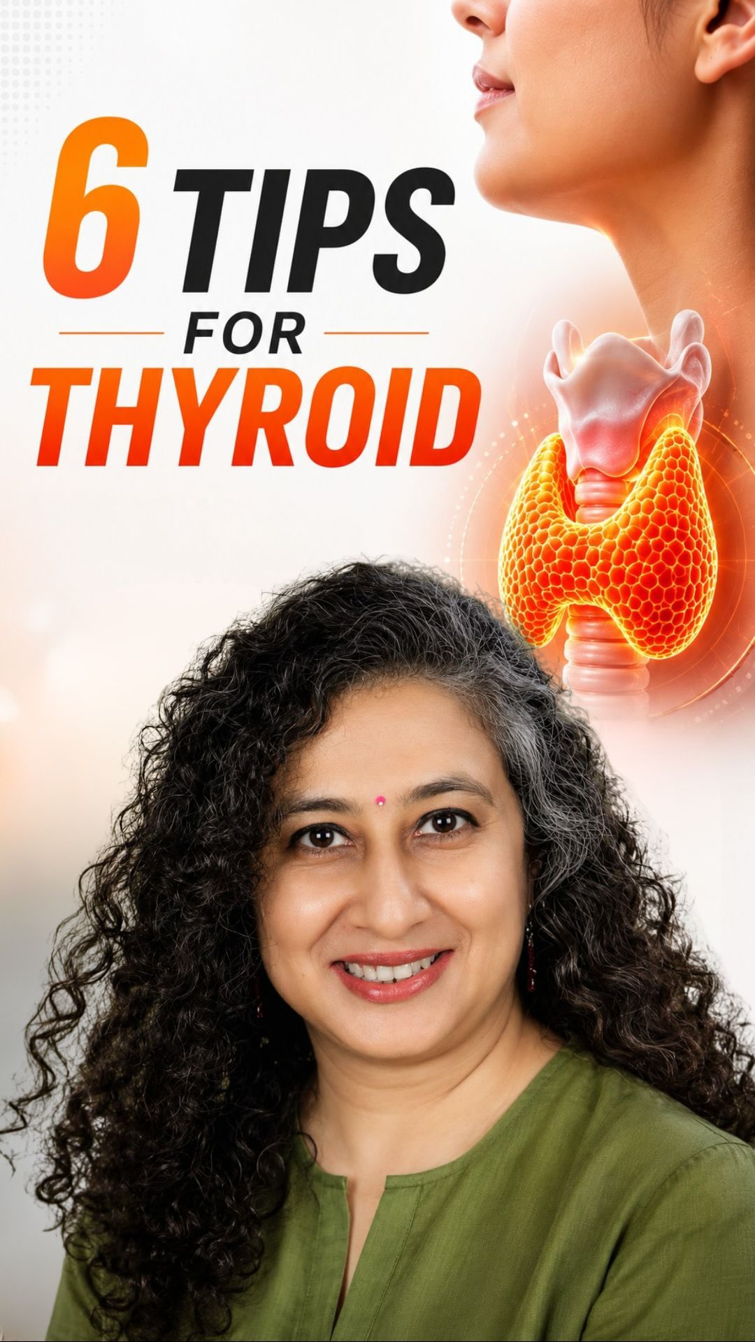 BIG Thank you for 412k views!
Have thyroid? These 6 health tips can help you build a better daily wellness routine.
If you have a thyroid condition, lifestyle habits such as regular movement, stress management, balanced nutrition and good overall health can be important parts of your routine.
Here are 6 thyroid health tips from Dr. Anjali Sharma:
1. Exercise regularly
Walking, cycling, swimming or yoga — choose an activity that suits you.
2. Make breathing exercises a habit
Even a few minutes of mindful breathing can become part of your daily routine.
3. Manage your stress
Meditation, music, Mantra Jaap or any healthy stress-management practice that works for you.
4. Be mindful of your diet
You don’t necessarily need to eliminate foods such as soy. Focus on a balanced diet and discuss individual dietary concerns with your healthcare professional.
5. Pay attention to Vitamin D
If you’re concerned about your Vitamin D levels, speak with a healthcare professional about testing and supplementation.
6. Explore naturopathy and supportive wellness practices
Dr. Anjali also discusses approaches such as acupressure as part of a broader wellness routine.
Remember: these lifestyle tips are not a replacement for medical diagnosis or prescribed thyroid treatment.
Who is Dr. Anjali Sharma?
Dr. Anjali Sharma is a Naturopathy & Holistic Health Expert in Dwarka, Delhi, focusing on lifestyle correction, natural therapies, acupuncture and drugless wellness approaches.
What is Shuddhi Naturopathy?
Shuddhi Naturopathy focuses on holistic wellness through natural therapies, personalised wellness guidance and natural wellness practices.
Our wellness range includes Herbal Teas, Nabhi Oils, Potli Therapies, Herbal Soaps, Skincare, Haircare Essentials and Essential Oils.
🛒 Available on Amazon and through our website.
Have questions about thyroid health?
Comment below and let us know what you’d like Dr. Anjali to explain next.
Share this with someone who needs these reminders.
Healthy wellness for all.
#Thyroid #ThyroidHealth #ThyroidTips #Naturopathy #Dwarka Delhi WomensHealth HolisticHealth