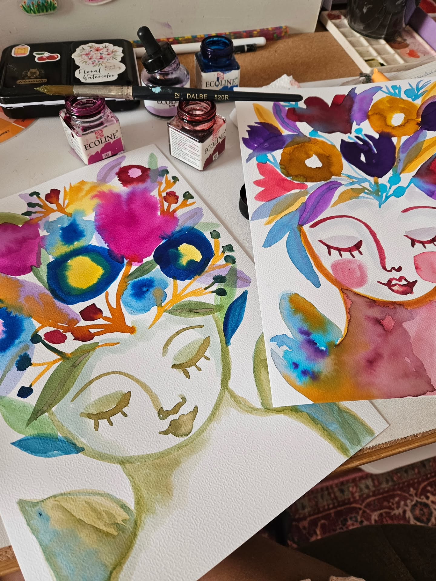Painting fairies in my studio and they are blooming and becoming and honoring their inner magic! 🧚 🌸 🌷 🌼
The original paintings, art prints and more are available in my Etsy shop.
I thought it was time to revamp my Etsy shop with a fresh energy, I hope you enjoy!
Also had greeting cards. That's new!
.
.
.
#fairyart #watercolor #watercolorflowers #etsyart