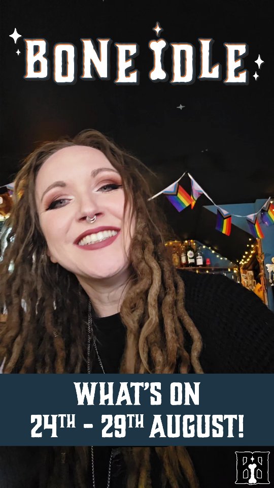 Trying to get over my camera shyness after the Free Press mini interview! 😅 So here's me (hiii) telling you all about what we have going on here at Bone Idle next week!
Main events!
Monday: Skate Social 6pm-9pm
Tuesday: Idle Writers Circle 6pm-9pm
Thursday: Side Quest Social 6pm - 10pm
For more info head over to our website www.boneidlelounge.com (link in bio)
See ya ✌️
#whatson #doncaster #coffeeshop #cocktailbar #events