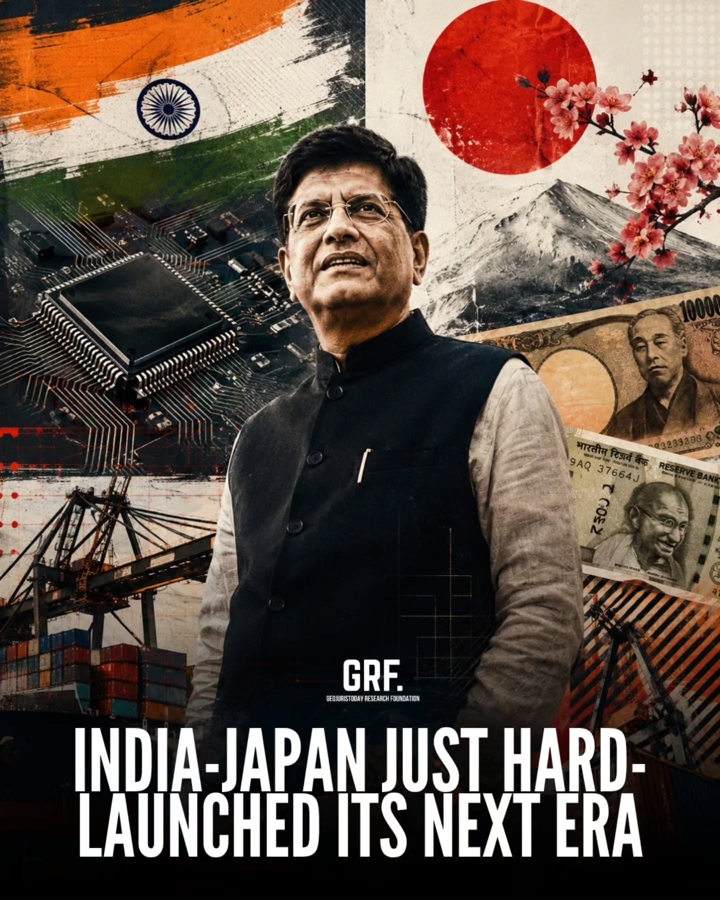 Union Commerce and Industry Minister Piyush Goyal's 24-27 August Japan visit was built to turn a JPY 10 trillion investment target into plants, not pledges. A 200-member mission across Tokyo, Nagoya and Osaka pushed chips, Al, robotics, clean energy and patient capital, with 250-plus company meetings. For India, the payoff is industrial upgrading: Japanese equipment and process discipline meeting Indian scale, talent and market. Uttar Pradesh's Yamanashi outreach showed the same bet at state level. The test is follow-up.
#trade #diplomacy #internationalrelations #commerce #indiajapan