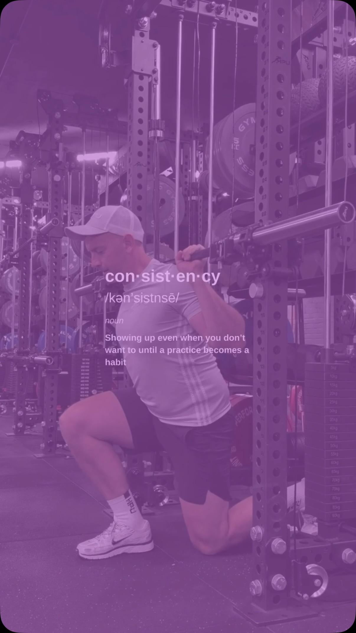 When you fall out of routine or drop a little in consistency it all will come down to just showing up again!
Focus on just getting the first 5 minutes done of your session, that’ll be the hardest! Once 5 minutes is done see can you get another 5!