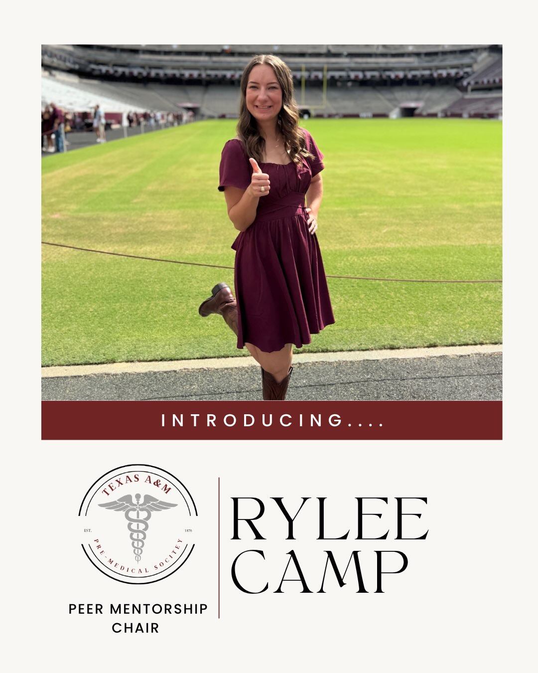 2026-2027 OFFICER COUNTDOWN DAY 3!!!
Introducing Rylee Camp, our new Peer Mentorship Chair!
.
.
👥The Peer Mentorship Program is one of the many great resources the Pre-Medical Society offers its members! Lowerclassmen are paired with upperclassmen who share similar interests or hobbies, giving lowerclassmen someone they can turn to for advice and guidance while giving upperclassmen the opportunity to take on a leadership role. Along the way, a genuine friendship is formed as well!
Each pair will also be matched with a medical student mentor who can provide invaluable advice, insight, and resources as they navigate their pre-med journeys.
To take advantage of this amazing program, be sure to join the Pre-Medical Society by filling out the membership form and paying your member dues, both found in the Linktree in our bio!
-
🚨Only 7 more days until the first Pre-Medical Society meeting of the semester on September 1st at 7pm in HELD 100! We hope to see you there!