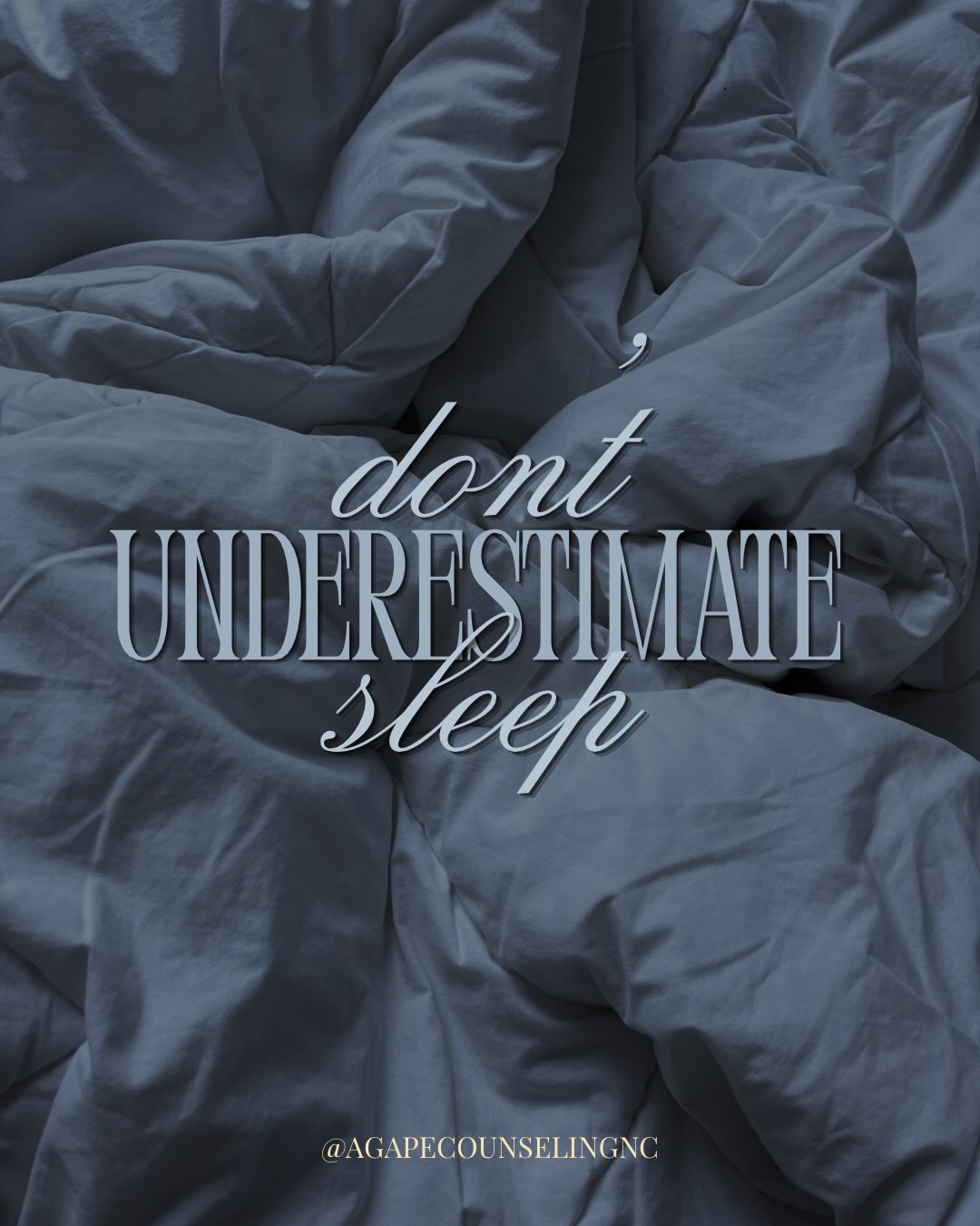 Sleep is not laziness.
It’s not wasted time.
And it’s not something we should consistently sacrifice in the name of productivity.
Sleep supports cognitive functioning, emotional regulation, memory, and overall brain health.
When we’re chronically exhausted, everything can feel harder:
Our patience.
Our focus.
Our ability to regulate emotions.
Our ability to problem-solve.
Even our perception of stressful situations.
So if you’re working on your mental health, don’t overlook the basics.
Eat. 🍲
Hydrate. 💧
Move.🏃♂️➡️
Rest. 🕯️
Sleep.🛌
Connect. 👥
And seek professional support when you need it. 🧑⚕️
Sometimes caring for your brain starts with giving it permission to recover.
#SleepAndMentalHealth #BrainHealth #EmotionalRegulation #MentalWellness #SelfCare StressRecovery AgapeCounselingNC
