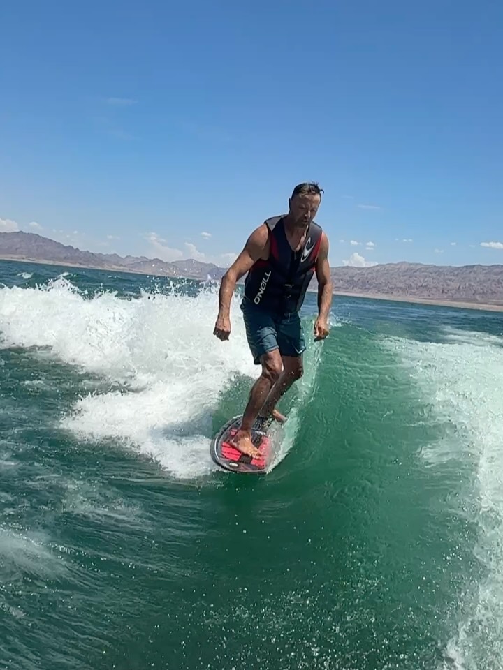 Lake days are the best, but dang the water at @lake_mead_boating is getting low!