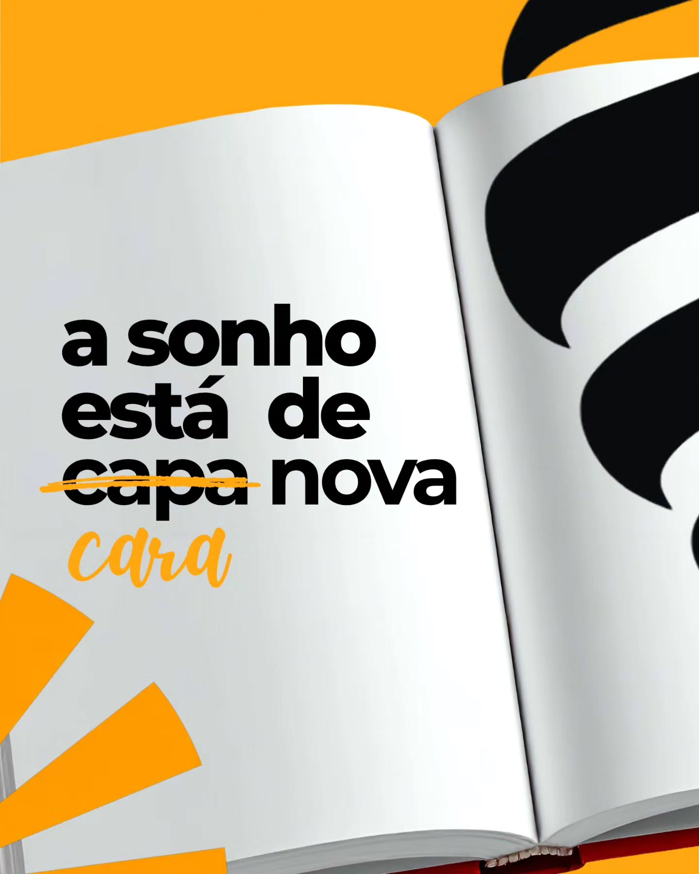 Um novo capítulo começa por aqui.
Em nossa nova identidade, o nosso novo balão continua seguindo a sua trajetória, cada vez mais alto. Nesta nova logo, o encontro com o sol representa a transformação dos sonhos em realidade.
Mudamos a nossa imagem, mas seguimos com o mesmo propósito: transformar sonhos em livros e histórias em caminhos possíveis!