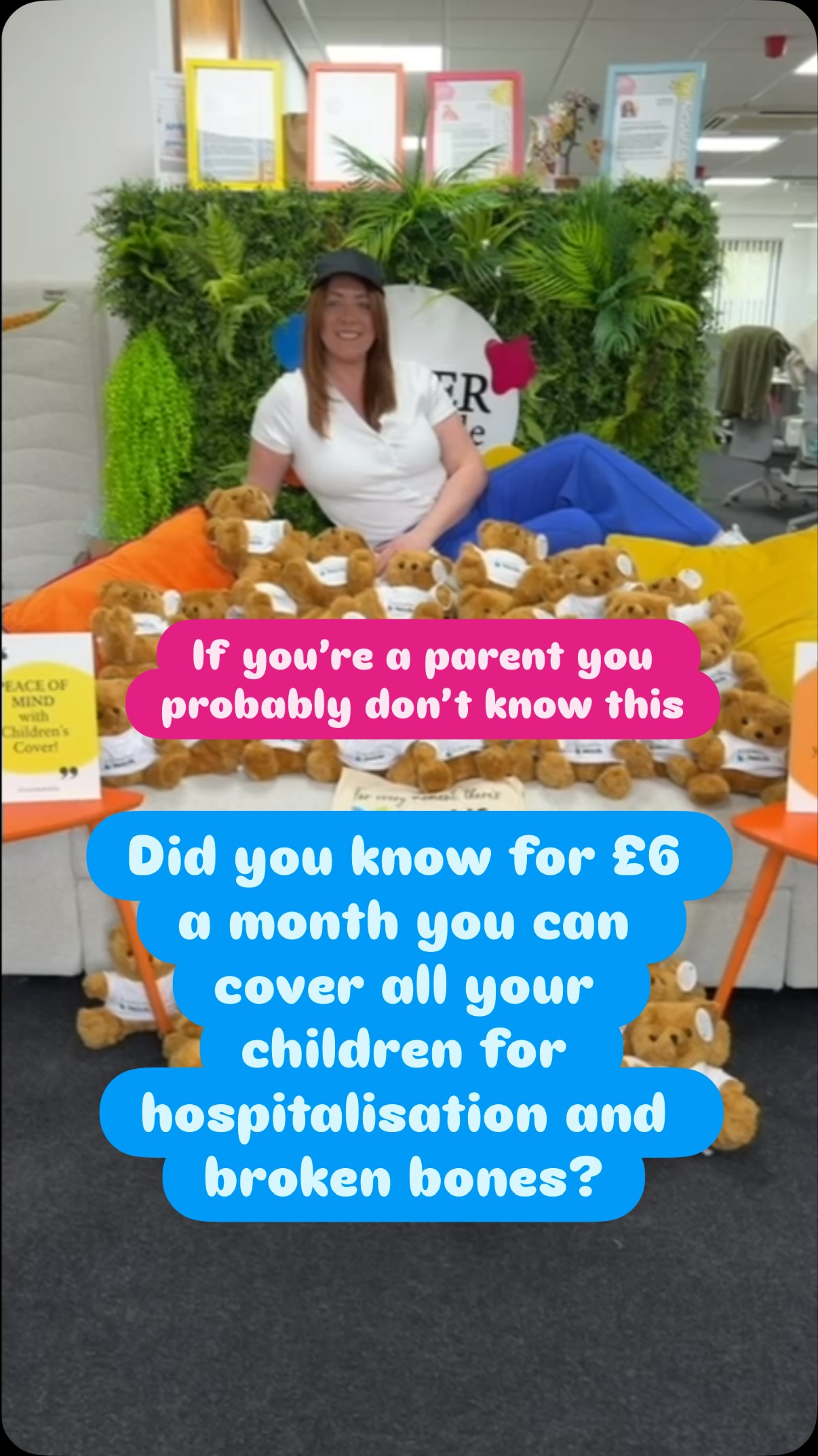 £6 a month. All your eligible children. Around 10 minutes to set up. 👀
ChildShield can include payments for eligible broken bones, hospital stays and certain serious conditions.🫧💖
Simple cover that most parents have never even heard of.
Message us to find out more 🌈