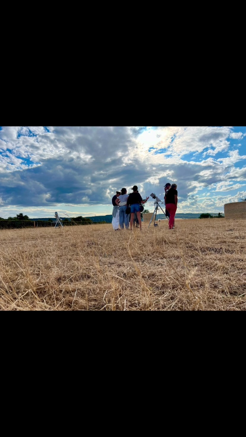 Très belle soirée hier à Ste Marie pour la nuit des étoiles ou le soleil était tout de même au RDV !