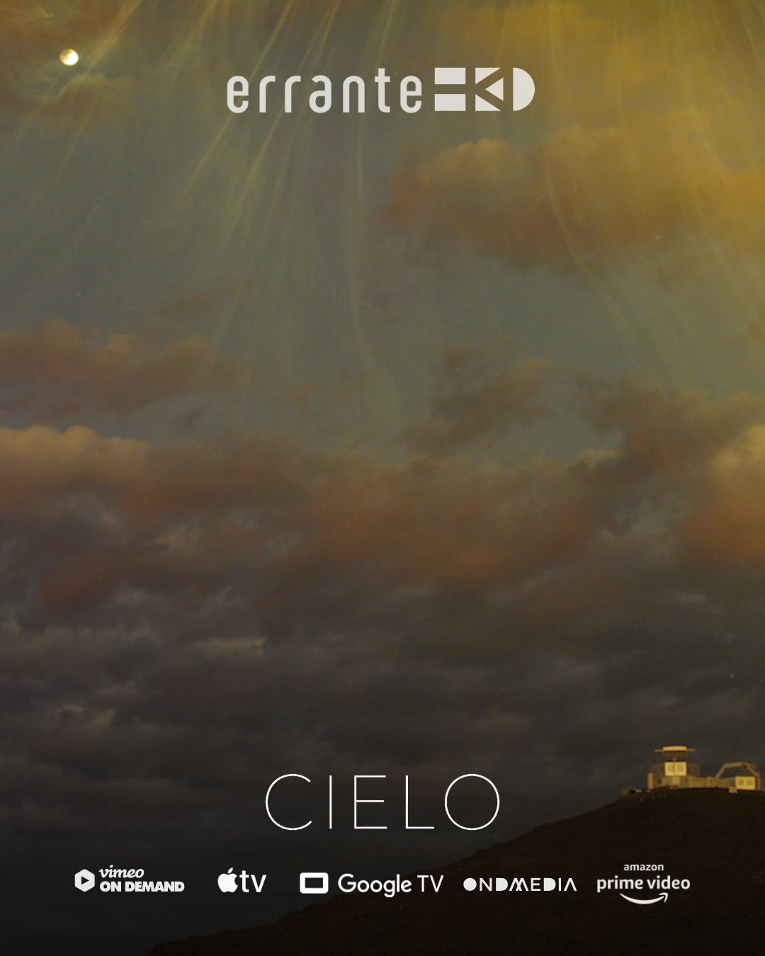 #ErrantePelículas | "Cielo" 🌌
💫 Una magnífica experiencia cinematográfica a través de los sublimes cielos nocturnos del Desierto de Atacama de Chile para todo el mundo. Un documental dirigido por Alison McAlpine y coproducido por Paola Castillo de @erranteproducciones. Coproducción Canadá - Chile. 🇨🇦 🇨🇱
🎞️ Cielo transita de la ciencia a la espiritualidad, por territorios áridos y exuberantes galaxias, expandiendo los límites de nuestra imaginación. Cazadores de planetas en observatorios astronómicos de Atacama y habitantes del desierto que se ganan la vida trabajando en la tierra y el mar, comparten sus miradas sobre las estrellas y planetas. Un poema de amor para el cielo nocturno, Cielo nos transporta a un lugar tranquilo y calmo, en el que podemos detenernos a reflexionar sobre el infinito y lo desconocido.
📌 Mírala junto a las recientes incorporaciones en nuestro catálogo disponible en todo el mundo a través de Vimeo On Demand, donde podrás arrendar o comprar todas nuestras películas.
📌 También disponible en AppleTV, Google TV, Amazon Prime y gratuitamente en OndaMedia.
#ErranteProducciones #CineChileno #Chile #Cine #Películas #Documental #Documentary #Cinematography #Ciencia #Astronomia #Astronomy #Chile #Canadá #DocumentalChileno #DesiertoDeAtacama