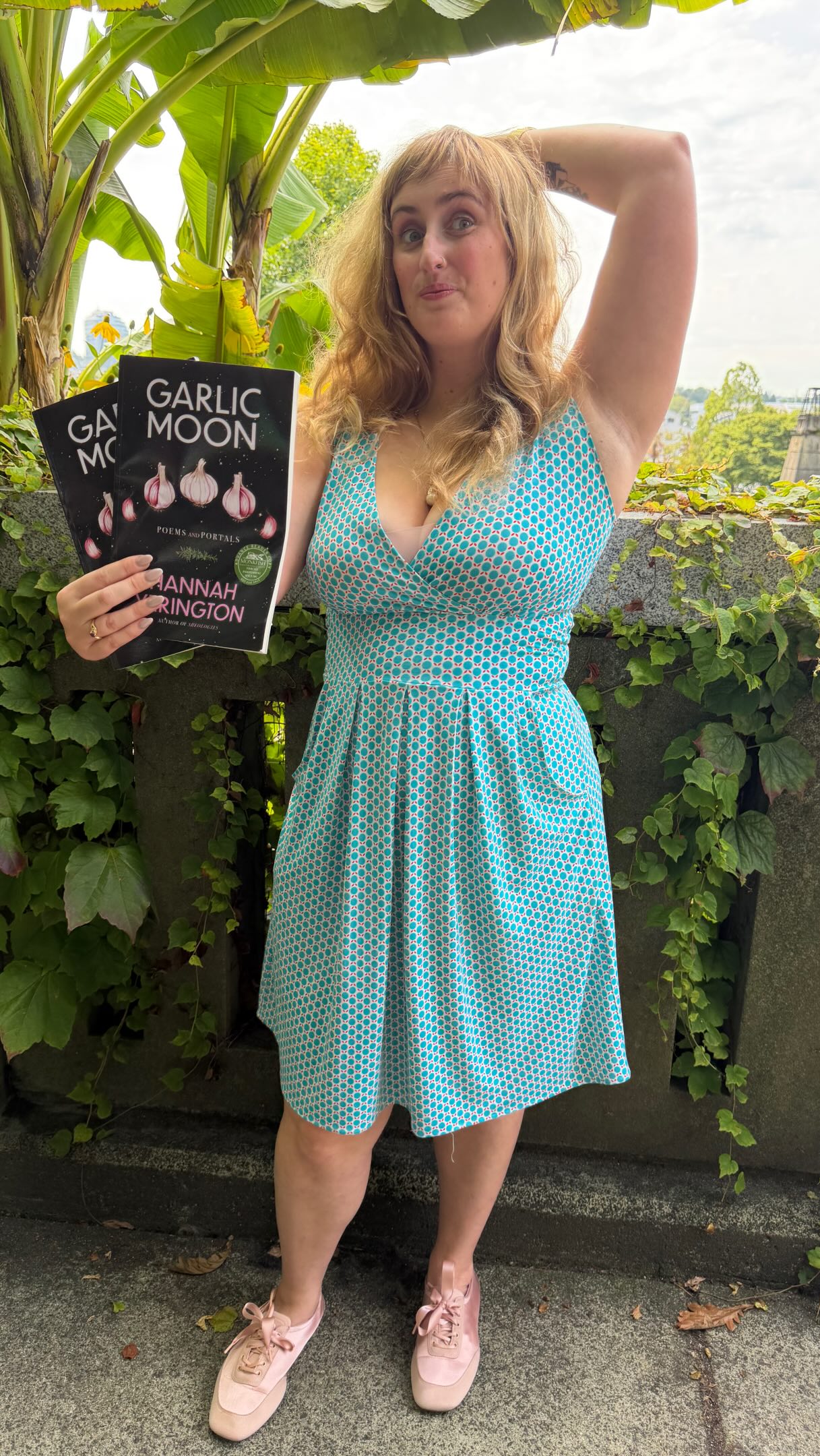 Today I received the advanced reader copy of Garlic Moon from @monkfishbookpublishing. This is my book!!!
Garlic Moon comes out January 2027.
Vancouver Book Launch @upstartandcrow on Feb 6th. Bellingham Book Launch March 6th @honeymoonmeads. Celestial Sky Launch in the works. Art is what makes life worth living! Do your art, baby! #vancouverpoetry #jewishmagic #indiepublishing