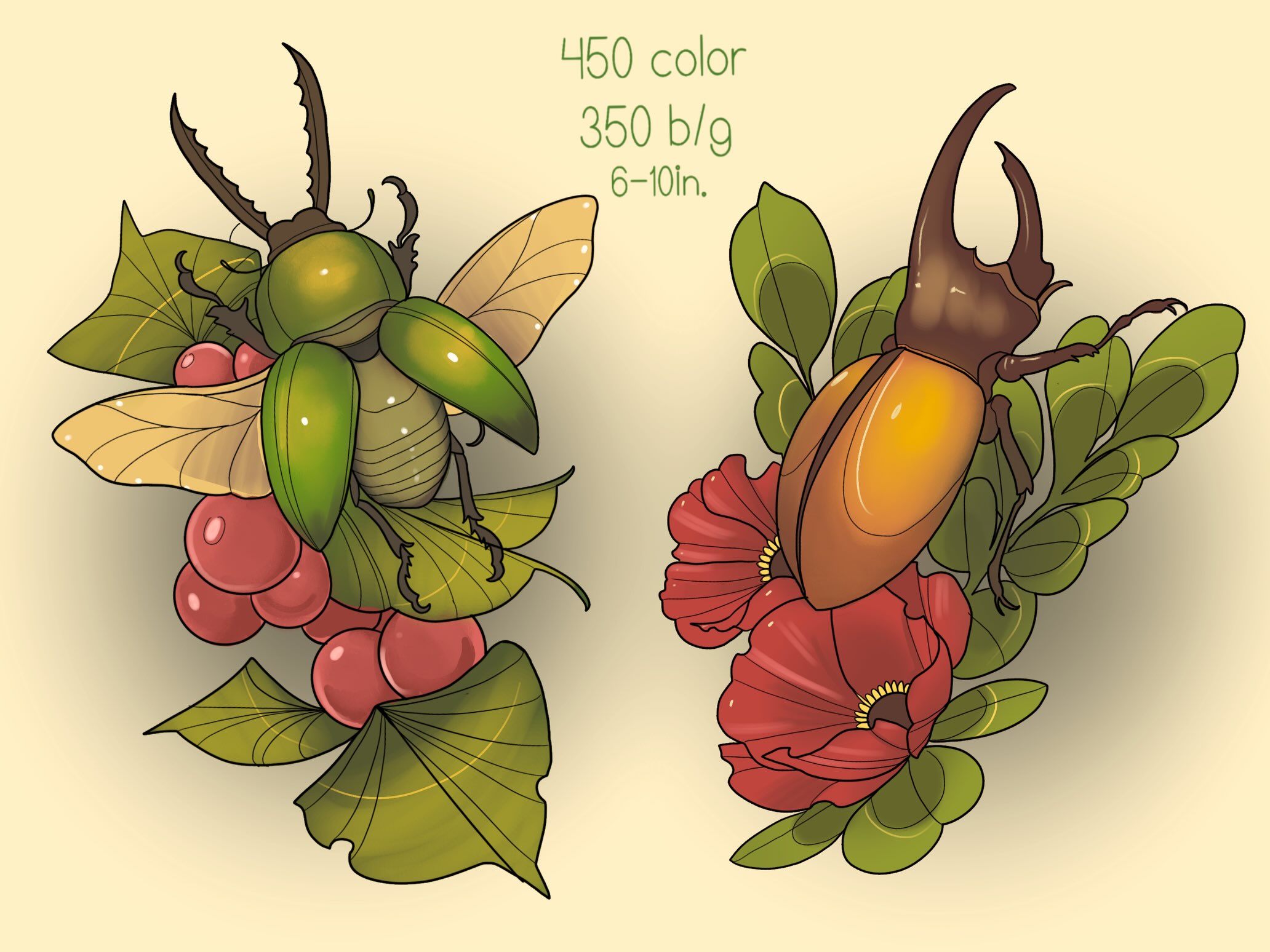 Posted these on FB and stories already, but new pre-drawn designs! Flat rated at a small discount, because I really want to get back to doing more pieces like this. I’ve been booked up with lots of stuff very much out of my primary wheelhouse lately, and while I am thankful to be busy, I would love to do more nature/animal/critter pieces.
I spent the last week or two drawing these up! As always if something is claimed or you’d want a custom piece in this same style/vibe, just ask! I would love to do a custom critter as well!
Text the number in my bio to schedule for one of these little guys! Thanks all!
#tattooflash #naturetattoo #bugtattoo #animaltattoo #girlswhotattoo