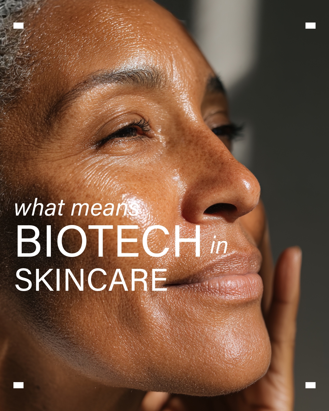 What is the meaning of biotech when used in the context of skincare?
Biotech relies on small amounts of plant cells to produce
bio-identical active ingredients. The result is more efficiency
& less impact on the planet.
Read more on our website: link in bio.