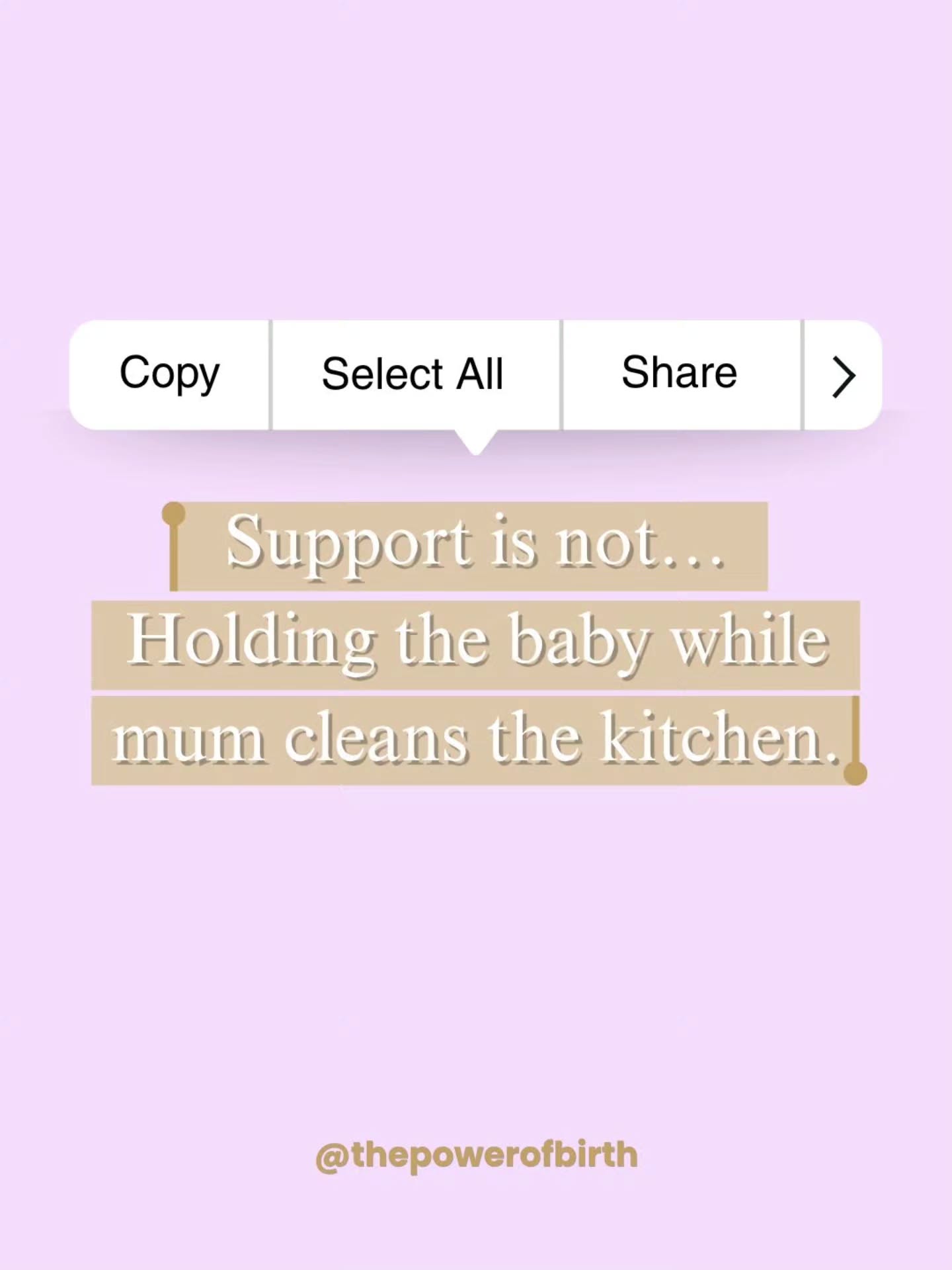 Support isn't measured by what you're willing to do. It's measured by what she gets to put down.
Most importantly, support is measured by how the mother defines support.
#PostpartumSupport #MaternalMentalHealth #postpartum #thepowerofbirth #Motherhood