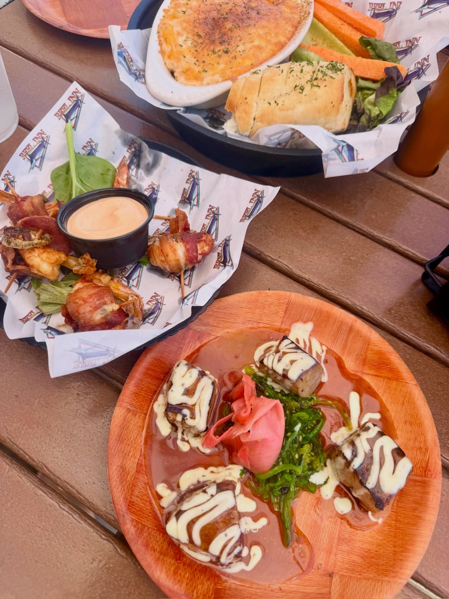 The best way to order at Reel Inn… a little bit of everything so everyone gets a bite🤩 And of course, an order of tuna bites has to be in the mix!