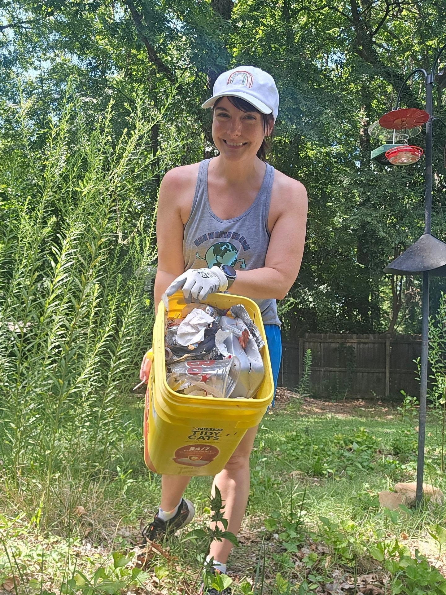 Five pounds of trash picked up from Idlewild to make the neighborhood a little brighter this Sunday afternoon!
#TrashCleanup #ProtectOurWaterways #ProtectBirds #KeepCharlotteBeautifulCLT #KeepNatureWild