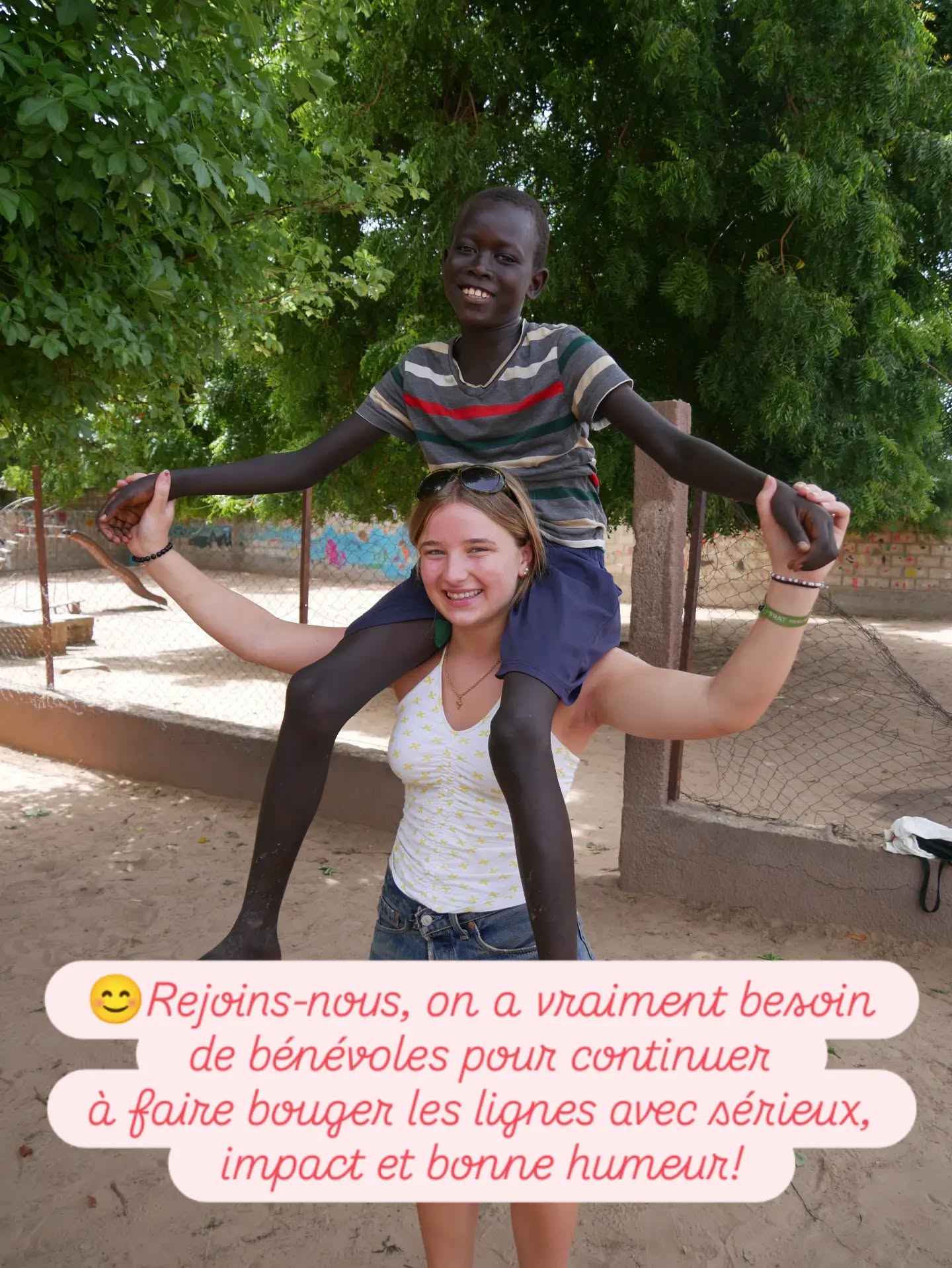 🎂8 ans d’engagement intergénérationnel
🧒🏿Une maternelle co-financée
🌱680 arbres plantés + 3 puits 💧 des projets au Sénégal 🇸🇳et plus de 100 évènements en France 🇫🇷: notre énergie ne s’arrête jamais!!
😊Rejoins-nous, on a vraiment besoin de bénévoles pour continuer à faire bouger les lignes avec sérieux, impact et bonne humeur!
📨Contacte nous en message privé et/ou vient nous rencontrer
📅RDV le 05/09 pour le forum des associations de @villedelouveciennes
➕Le 06/09 pour la buvette que nous tenons pour le forum des associations de @leportmarly