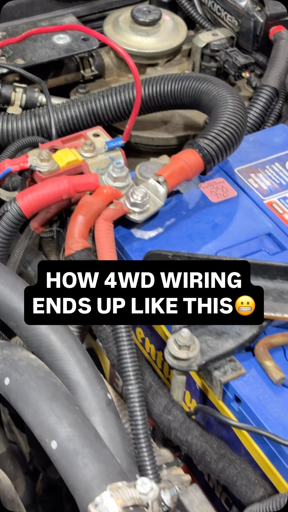 This is what happens when multiple workshops work on and wire one 4WD.
It’s not necessarily that anyone’s done a bad job. It’s that every accessory has been added individually with no one thinking about what the finished build needs to look like.
And when something does stop working, it’s going to be a nightmare to diagnose and fix.
A good build isn’t just about choosing the right parts. Someone needs to think about how the whole thing comes together from day one.
#autoelectrician #dualbattery #70series #4x4autoelectrical