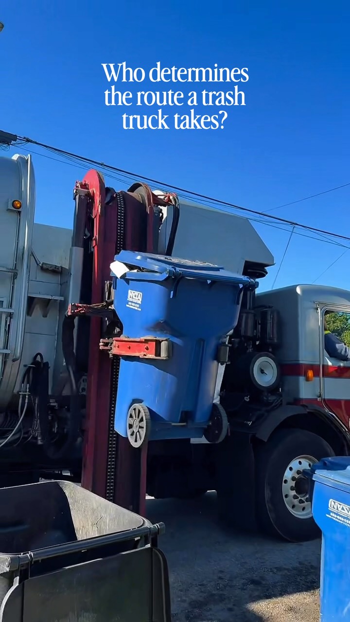 Residential trash routes are planned by service area and pickup day.
Each truck is assigned a route with hundreds of homes to service, and that route is built to keep the truck moving as efficiently as possible through the neighborhood.
Traffic, road closures, truck capacity and other issues can change how the day goes, but your pickup is part of a much bigger route planned before the truck ever gets to your street.
So yes, there’s actually a strategy behind which way the truck turns next. 🚛