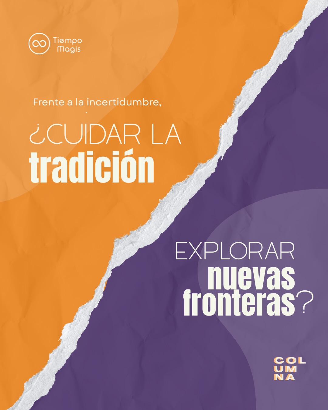 🌱Ambas respuestas construyen el futuro. Sin raíces no hay vida; sin novedad tampoco.
Frente a la incertidumbre, ¿qué opción tomas?🤔