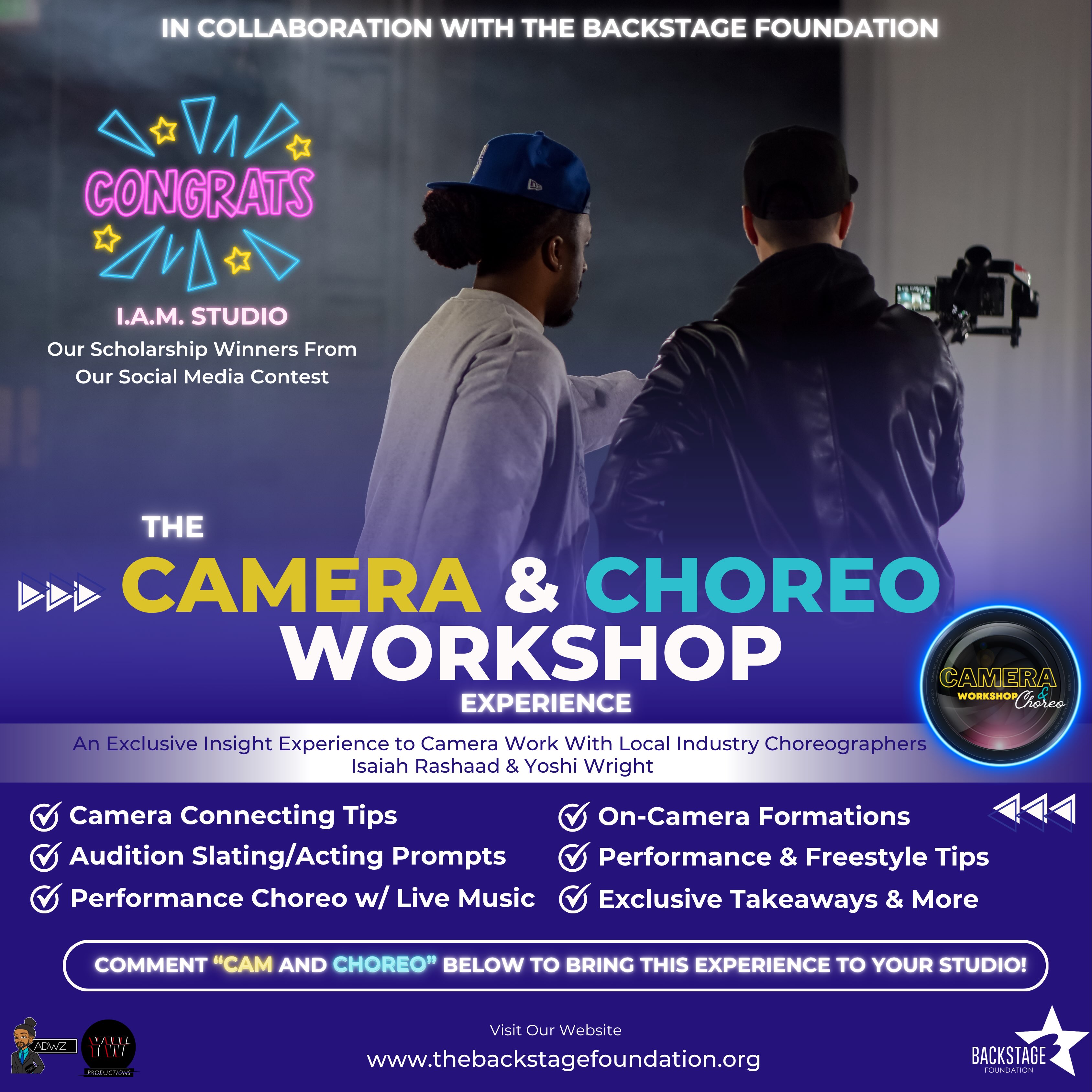 🎉 CONGRATULATIONS are in order!🎉
Please help us to congratulate @i.a.m__studio & @thedanceprojectnw 🎉🎉
You are the winners of the @cameraandchoreo Experience Workshop! 🎥✨ We’re so excited to bring you this immersive experience this Fall and can’t wait to create, move, and capture something special together.
Get ready for an unforgettable session and we will see you all this FALL!🩷💜🩵
#thebackstagefoundation #scholarship #cameraandchoreo #dance #opportunity