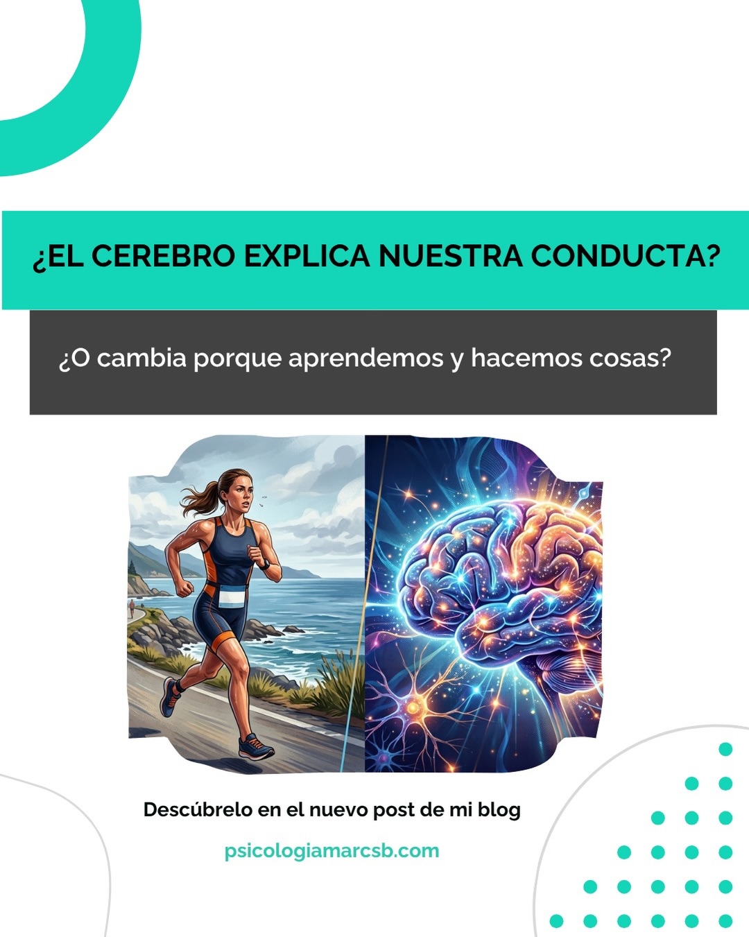 Durante los últimos años, el cerebro se ha convertido en una explicación habitual para casi cualquier conducta.
«Lo hace porque su cerebro funciona así».
«Tiene ansiedad porque determinadas áreas cerebrales se activan».
«Ha mejorado porque su cerebro ha cambiado».
Pero existe una cuestión fundamental:
¿Un cambio cerebral explica la conducta o puede ser también una consecuencia del aprendizaje y la experiencia?
La neuroplasticidad es real. El cerebro cambia con la experiencia, el aprendizaje y la práctica.
La cuestión no es negar esos cambios.
La cuestión es no confundir un correlato neurobiológico con una explicación completa de la conducta.
Desde una perspectiva conductual, cuando queremos comprender por qué una persona hace algo, necesitamos analizar también:
qué ocurre antes, qué hace la persona, qué ocurre después y qué historia de aprendizaje ha construido esa conducta.
Un deportista que busca constantemente instrucciones, por ejemplo, puede presentar cambios fisiológicos y cerebrales asociados a esa conducta.
Pero esos cambios no nos explican por sí solos por qué busca ayuda.
Para eso necesitamos analizar las condiciones que han hecho que esa conducta aparezca y se mantenga.
El cerebro forma parte de la historia.
Pero la historia no empieza ni termina en el cerebro.
👉 Lee el artículo completo en la web.
#PsicologíaConductual #AnálisisDeConducta #Neuroplasticidad #PsicologíaDeportiva #aprendizaje