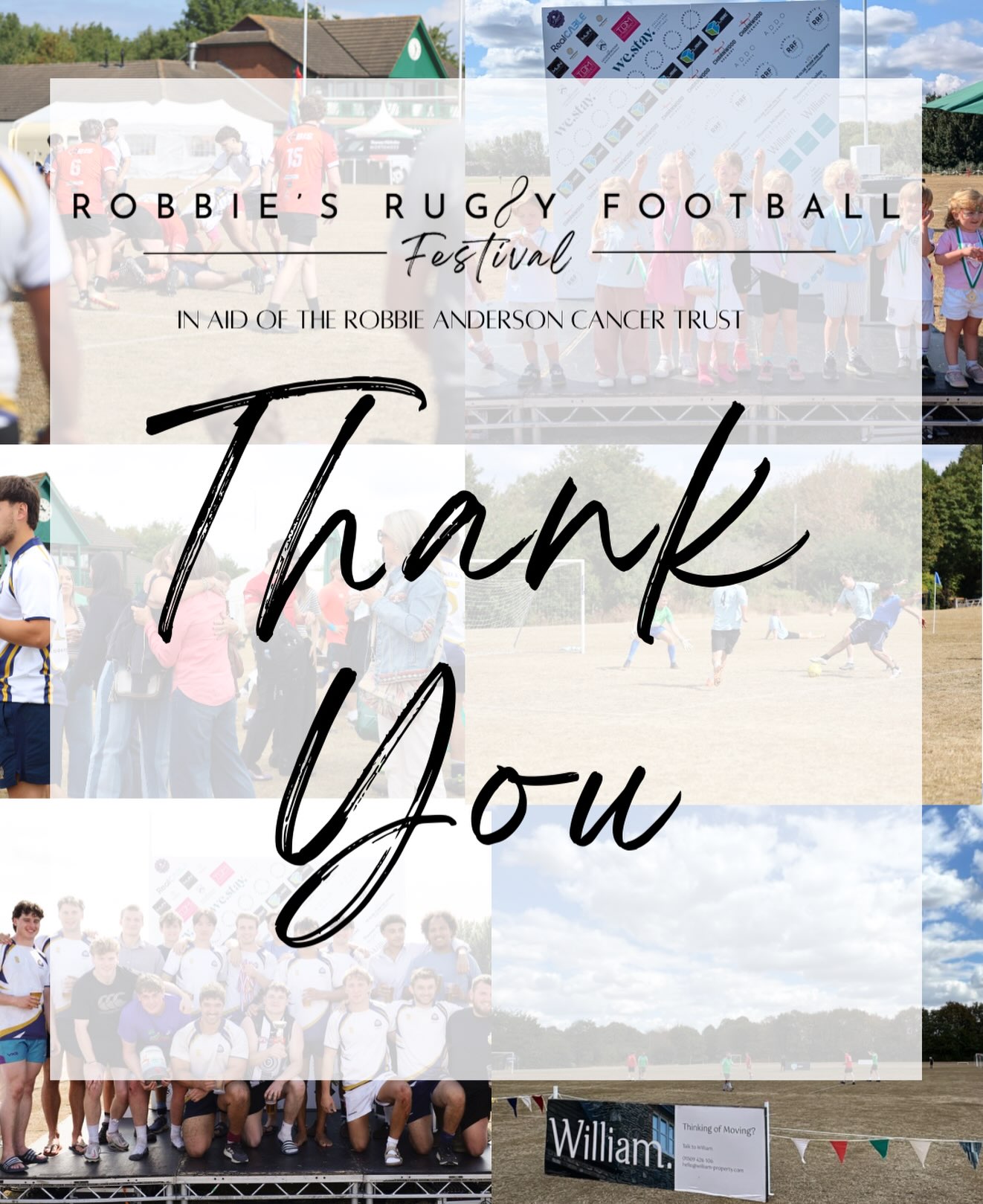 Yesterday, we hosted the 18th RRF Festival, and what a fabulous day it was. Apologies for the long post but we have a lot of thank yous! Whether you came down and grabbed some raffle tickets, enjoyed a burger, or shared a jug of Pimm’s in the sunshine - THANK YOU. Every single one of you made yesterday unforgettable.
We want to send a massive thank you to our incredible football and rugby teams (it really is a miracle no one got injured 🙌), and to the wonderful referees @leicsrefs , physios @re.nuphysio , and medical team who kept everyone safe and moving.
To our amazing sponsors and partners: we simply could not host this event without your vital backing year after year. Thank you a million times over.
@johnsonastills @william.property @charnwood_brewery @thomasnicholasmortgages
@cube3designandbuildltd @westayyourway @yeoldeporkpieshoppe1851 @cheerfultwentyfirst @thewellbeingbarn @arsignsltd @sazmedia_ @alixandra_dance @tomfrequency @the.party.playhouse @mhstudio.rothley @trend_marquees @mjnentertainment @drjcrew @mrf_fireandsafety @lboroschfdt @addoevents 🙏
Another big shout out to any companies who took adverts in our programme or donated raffle prizes 🙏
To all our volunteers who helped us on the day in a variety of roles, and every single person who makes up our wonderful Team RRF - we are a small team, but a mighty, incredible one. Thank you all for helping make RRF possible and for all the laughter & support you give.
We are still crunching the final numbers and will release our fundraising total later this week. Please know though that your attendance and your generosity will make a massive difference to the Robbie Anderson Cancer Trust, directly supporting the brave teenagers and young children fighting cancer on Ward 27 at the Leicester Royal Infirmary.
If you couldn’t make it down yesterday but still want to show your support, you can still donate via our JustGiving link in our bio! Every little really does help.
RRF will be back again next year! Keep your eyes peeled as we will be announcing the 2027 date in the next few weeks. From the bottom of our hearts, thank you again ❤️