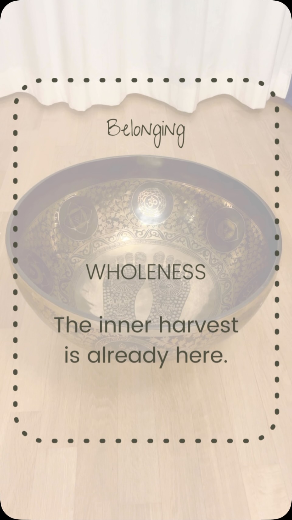 🌾
Belonging
#StillHuman #WeeklySound #SoftResistance #Singing #SoundYoga