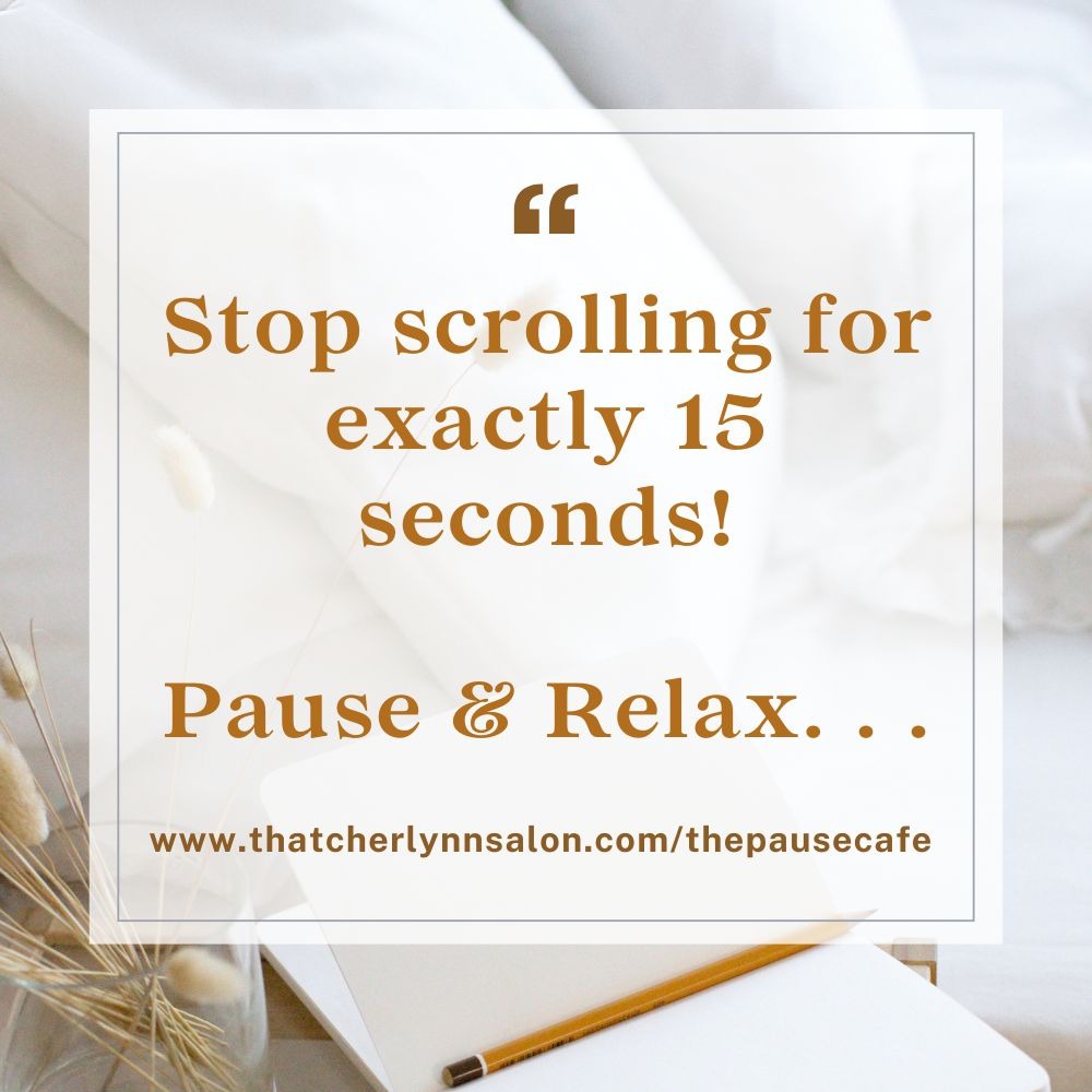 Stop scrolling for exactly 15 seconds. 🛑
Relax your jaw.
Drop your shoulders away from your ears.
Take a deep breath in through your nose for 4 seconds.
Hold it for 4 seconds.
Exhale slowly through your mouth for 6 seconds.
Notice how that feels? That is your nervous system settling. That is your cortisol (stress hormone) dropping.
When you are navigating the heavy seasons of midlife, your body is constantly running in "fight or flight" mode. Sometimes, the most holistic, powerful thing you can do for your health is to simply stop and pause.
Save this post to your phone for the next time you feel overwhelmed, and remember to breathe. 🌬️
#MindfulMoment #StressRelief #ThePauseCafe #BreatheInBreatheOut #CortisolControl #SipBreatheRestore