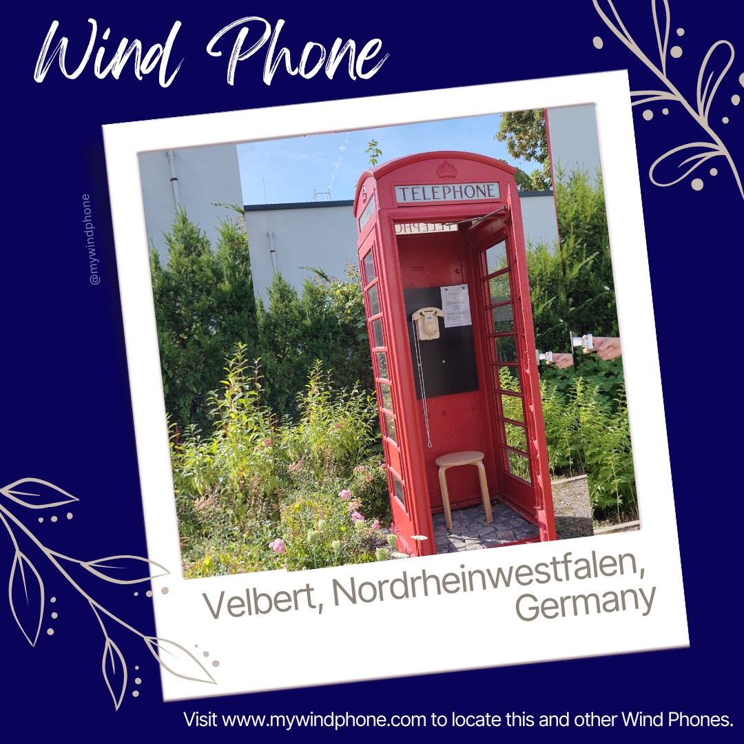 There's something special about a red phone booth! This gorgeous and unique Wind Phone was created and placed in Velbert, Germany this month. It’s a place for conversations that never truly end.
@mywindphone
#mywindphone #windphone #telephoneofthewind #windphonenearme #windphonesarenotforsale