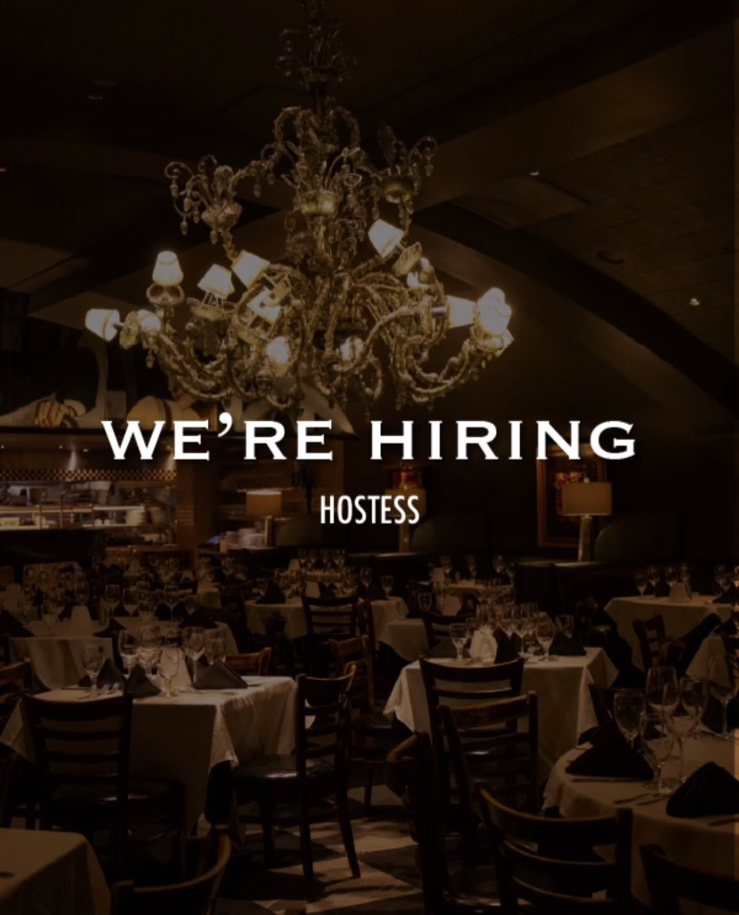 We’re seeking a charismatic hostess to join the Nick & Sam’s team. As our guests’ first point of contact, this individual will set the tone for an exquisite dining experience.
To be successful in this role, you must be personable, outgoing, and able to handle large groups in a busy, fast-paced environment.
If you are a dynamic hostess with a flair for luxury service, please send your resume to Sean@nick-sams.com.