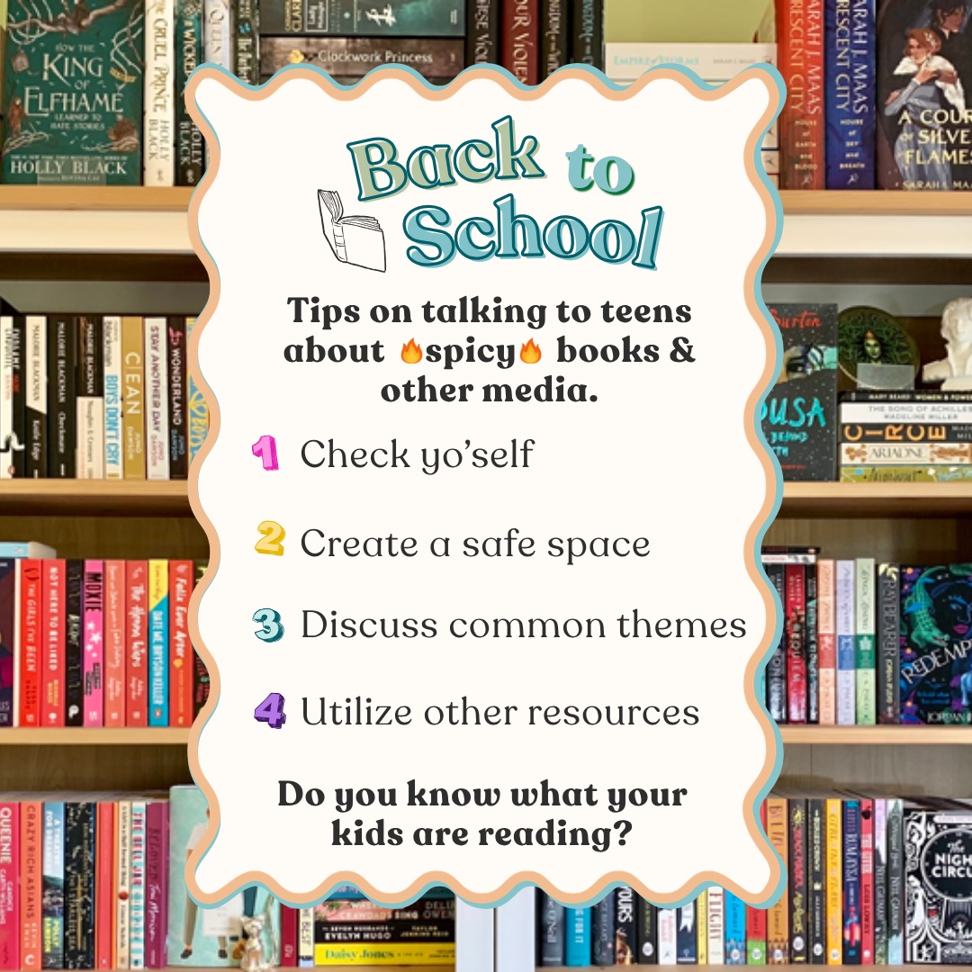Many of Growing Strong's staff members are avid readers and as such, we would like share some tips on talking to your kids about media literacy!
With school starting back up and BookTok trending on social media, it can be hard to monitor what your kids are exposed to, so it's important to have productive conversation around the topic.
- Be mindful of your own bias! Every generation may be different in what they deem as "appropriate" or "normal".
- Create a judgement free space. Show curiosity about what your kids enjoy. Ask open ended question about the stories they read, and share your own opinions.
- Discuss the context of the media and how it might relate to real life. Consent is a MUST HAVE but often over looked in popular media. Create in-depth conversation on the types of relationship dynamics and communication styles they see.
- Other resources such as CommonSense.org offer reviews of popular media. Growing Strong Prevention Education can be a great resource too!
We like the saying "Guide, don't Hide" when it comes to inappropriate content. Exposure to spicy content at a young age can impact development in many ways, so it's important to have these conversations.
Growing Strong is available 24/7 if you need help regarding sexual assault. 217-428-0770