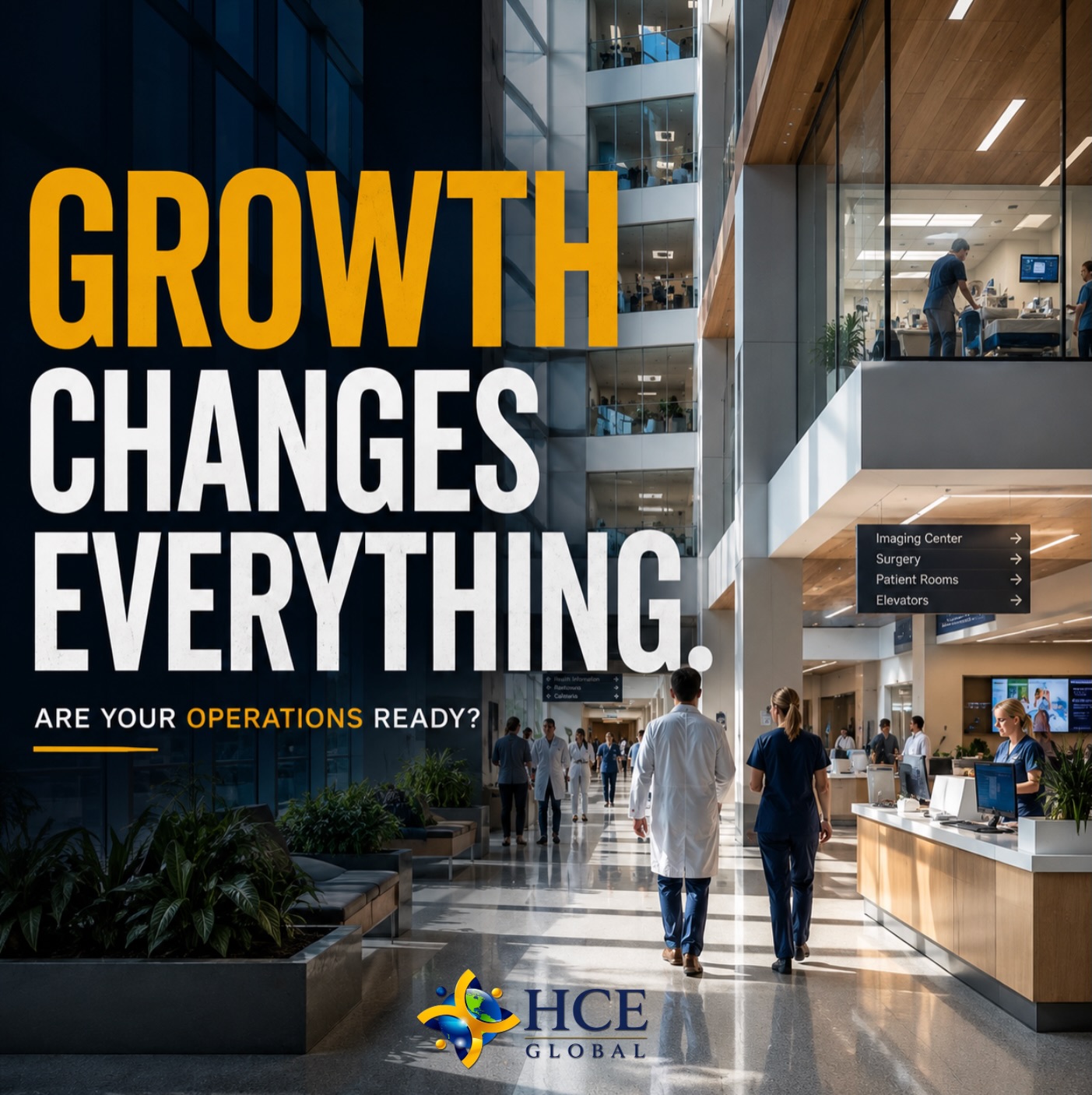 Growth brings opportunity but only when your operations are ready for it. HCE Global helps healthcare organizations build the structure, strategy, and efficiency needed to grow with confidence.
#HealthcareConsulting #HealthcareGrowth #HealthcareLeadership #HealthcareOperations #HCEGlobal