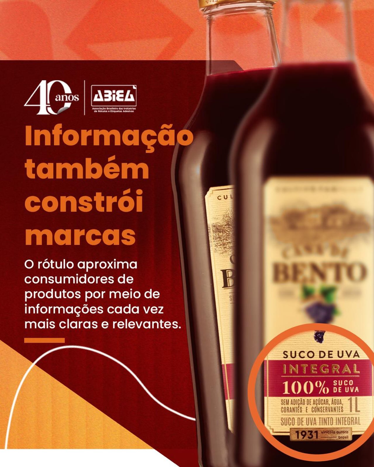 O consumidor de hoje quer saber mais.
Ingredientes, composição, origem, modo de uso, conservação, validade e diversas outras informações passaram a ocupar um espaço cada vez mais importante nas embalagens.
Essa transformação fez com que o rótulo assumisse uma responsabilidade ainda maior na relação entre empresas e consumidores.
Mais do que cumprir uma função informativa, ele contribui para escolhas mais conscientes e para uma relação baseada em transparência e confiança.
Ao longo dos últimos 40 anos, a indústria de rótulos e etiquetas acompanhou a evolução das exigências regulatórias e, principalmente, de um consumidor cada vez mais atento.
Informar bem também é uma forma de gerar valor.
#ABIEA40Anos #Informação #Consumidor #rótuloseetiquetas