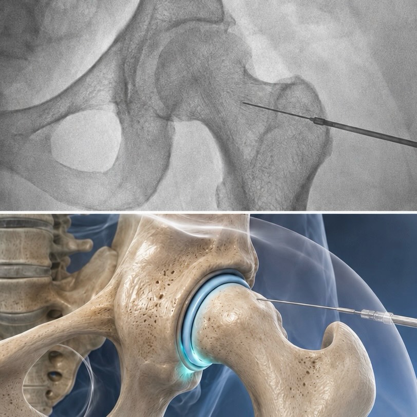 ¿Infiltración de cadera con ácido hialurónico? 💉🦴
El ácido hialurónico puede ayudar a disminuir el dolor, mejorar la movilidad y facilitar la rehabilitación en algunos pacientes con artrosis de cadera.
🔹 ¿Cuánto dura?
Si hay buena respuesta, el beneficio puede mantenerse aproximadamente 3 a 6 meses, aunque varía entre pacientes.
🔹 ¿Regenera el cartílago?
No. No reconstruye el cartílago ni cura la artrosis; su objetivo es aliviar síntomas y mejorar la función.
🔹 ¿Todos son candidatos?
No. La evidencia en cadera sigue siendo variable, por lo que debe indicarse de forma individualizada.
📍 Debido a que la cadera es una articulación profunda, la infiltración debe realizarse con guía por imagen y técnica precisa.
La mejor infiltración es la que está correctamente indicada para cada paciente.
¿Tienes dolor en la ingle, rigidez o dificultad para caminar? Una valoración especializada puede ayudarte a elegir el tratamiento adecuado.
🏥 Especialista en lesiones deportivas, cirugía artroscópica y reconstructiva
Alta especialidad en artroscopía, trasplante de cartílago y reemplazo articular
CP. Esp.: 8070731 UNAM | COFEPRIS: 2309142002A00109
📞 Consultorio: 5551313904
#ortopediadeportiva #cirugíaartroscópica #lesionesdeportivas #traumatologia #saluddeportiva