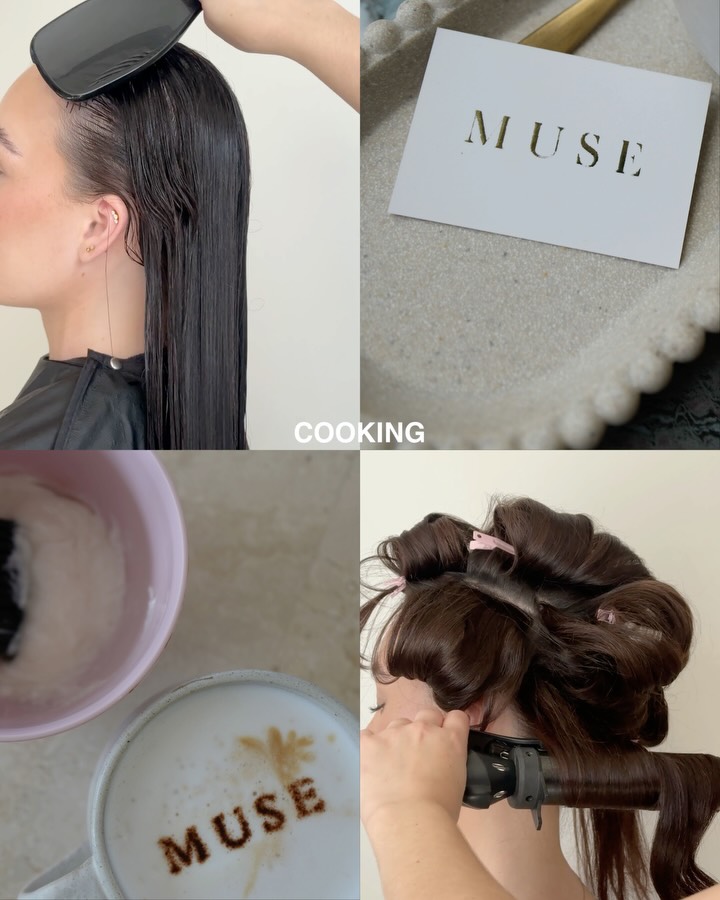 Our muse girls know how to EAT!!
Soft glam, glass skin and a bouncy blowout. Simple, polished and always a good idea created by @tahlia.musestudio @hannah_hughes_muse