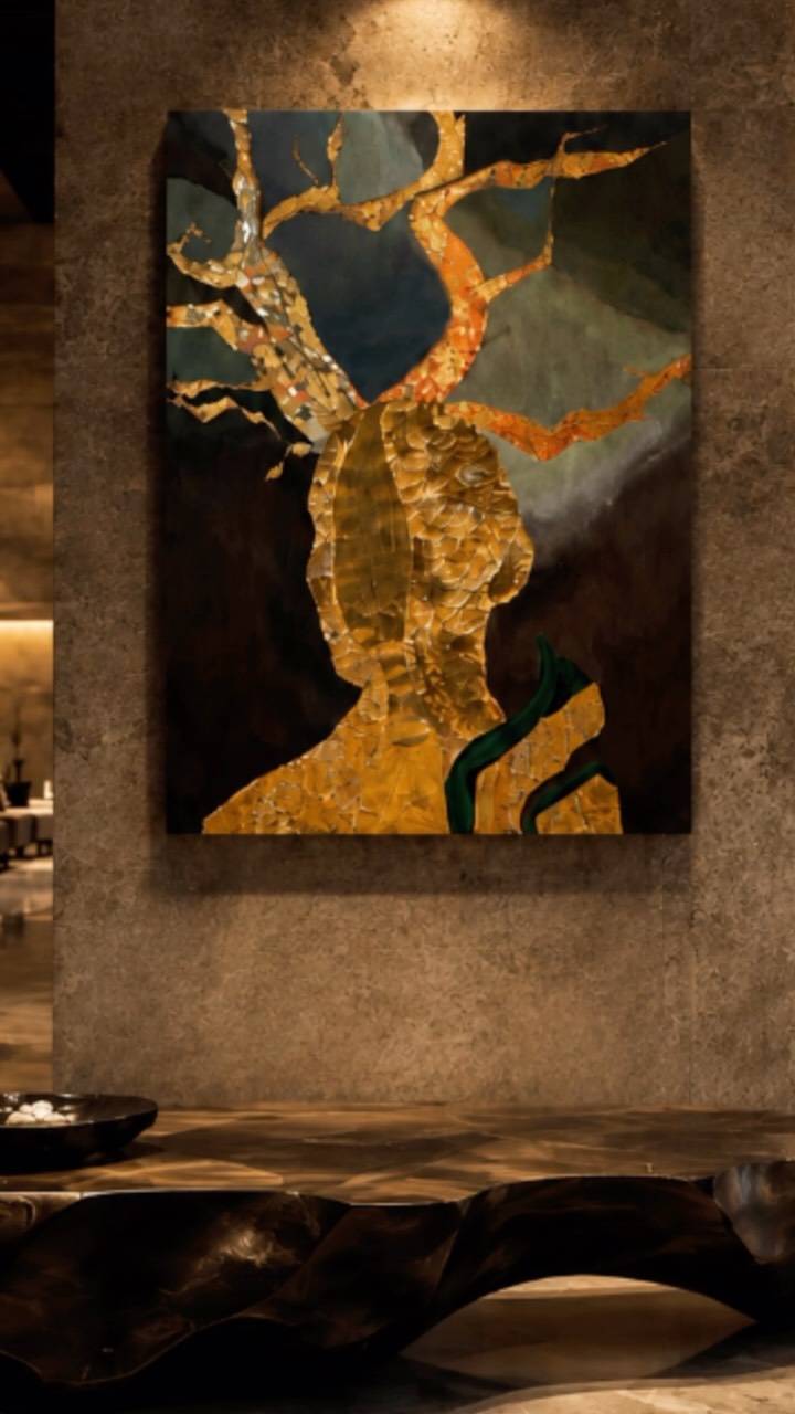 Title : Wish you were here.
Medium : Pigment, sand, metal & acrylic on canvas.
Size : 46.5 * 58.5 inches.
Year : 2024
#theartandworldoflaila #lailakhangallery #contemporaryart #artwork #modernart