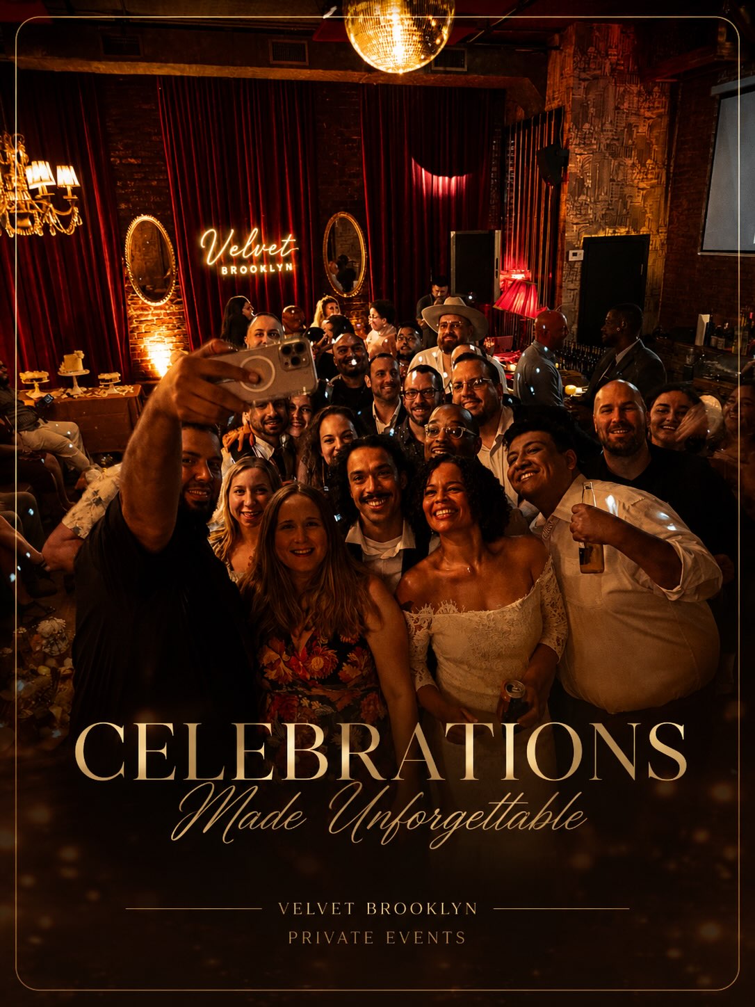 Some celebrations deserve a little extra Velvet ✨
From intimate moments to unforgettable wedding celebrations, make your next private event one to remember at Velvet Brooklyn!
🥂 Your celebration. Your people. Your night.
📩 DM us to book your private event.
#VelvetBrooklyn #PrivateEvents #BrooklynEvents #NYCEvents
