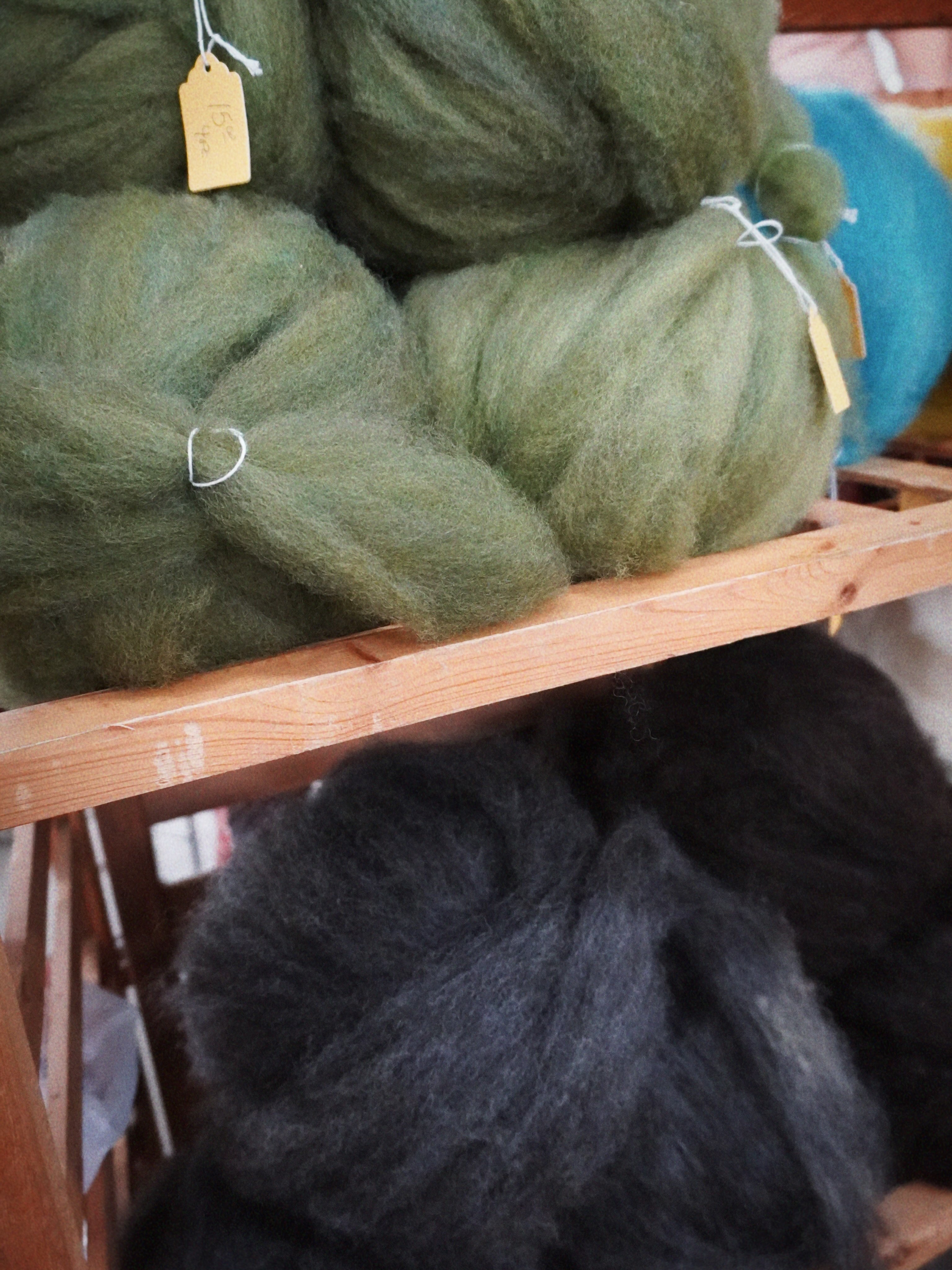 One of the things I love about roving is how versatile it is. Spin it, felt it, blend it—the prep work is done and it’s ready for you to decide what comes next.
What is your favorite thing to do with wool roving?