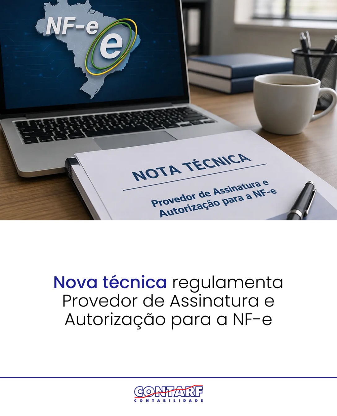Foi publicada a Nota Técnica 2026.001 v.1.02a, que estabelece diretrizes para a implementação do Provedor de Assinatura e Autorização (PAA) no âmbito da Nota Fiscal Eletrônica (NF-e). A atualização faz parte do processo de aprimoramento da infraestrutura tecnológica dos documentos fiscais eletrônicos e busca ampliar a segurança, a padronização e a eficiência na comunicação entre contribuintes e administrações tributárias.
O PAA atuará como um intermediador no processo de assinatura digital e de autorização das NF-e, oferecendo uma nova camada de serviços para facilitar a integração entre os sistemas emissores e os ambientes autorizadores.
Fonte: Nota Técnica 2026.001 v.1.02a e FENACON
Para mais informações, entre em contato com a nossa equipe:
📍 Torre Empresarial Iguatemi, salas 211, 212 e 213
📱 (85) 98849-3368 (WhatsApp)
📞 (85) 3278-3343 | (85) 3104-1669
#contarfcontabilidade #contador #nfe #notafiscal