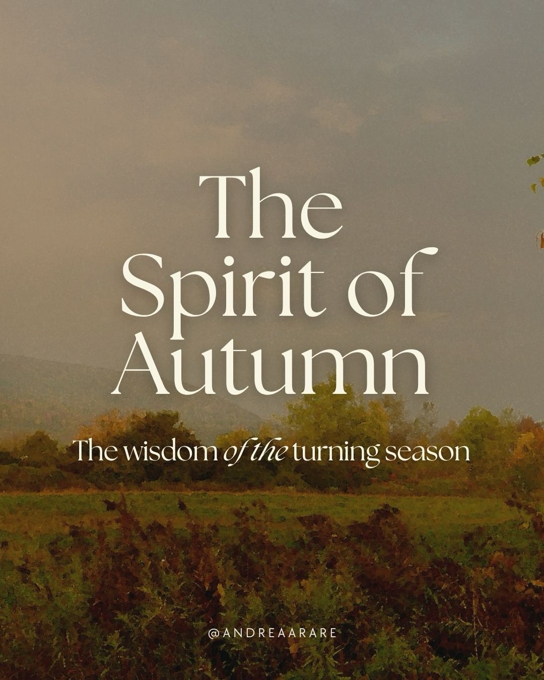 Autumn has always felt to me like an invitation into a different kind of relationship with time. A time to listen. To gather. To release. To come closer to what is essential.
Nature doesn’t need to explain the transition. It simply participates in it. And perhaps this is something we can learn from being in relationship with the seasons: allowing change to be experienced rather than constantly trying to understand or control it.
The fallen leaves remind us that release is also part of belonging. What returns to the earth becomes part of what nourishes life again.
So perhaps this autumn, instead of asking only what you want to accomplish or change, you might spend some time noticing the season around you.
What is the earth showing you? What is changing in the landscape? And what happens inside you when you allow yourself to move at the rhythm of the season?
Swipe ➡️ to explore the spirit of autumn. 🍂
#autumn #cyclicalliving #wheeloftheyear