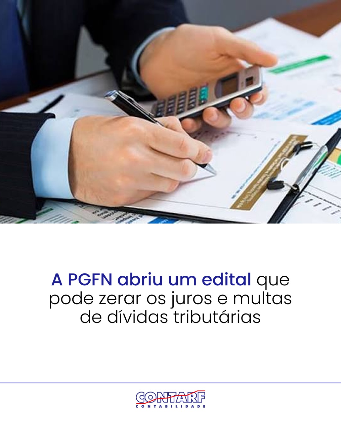 O destaque é a possibilidade de zerar até 100% dos juros moratórios. O desconto total pode chegar a 65% do valor consolidado da dívida, e até 70% para MEIs, ME e EPP.
A entrada é de 6% do total, parcelável em até 6 meses. O saldo pode ser quitado em até 114 parcelas.
O prazo de adesão vai até 30 de setembro de 2026, exclusivamente pelo portal Regularize da PGFN.
Fontes: Edital PGDAU nº 6/2026 (publicado em 1/6/2026)
Para mais informações, entre em contato com a nossa equipe:
📍 Torre Empresarial Iguatemi, salas 211, 212 e 213
📱 (85) 98849-3368 (WhatsApp)
📞 (85) 3278-3343 | (85) 3104-1669
#contarfcontabilidade #contador #contabilidade #PGDAU #pgfn