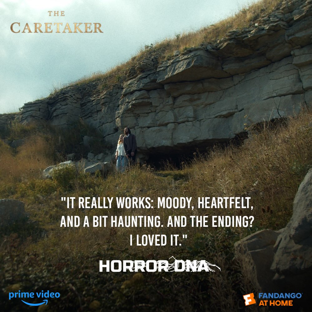 @thecaretakermovie is streaming now in the USA 🇺🇸 on Amazon Prime and Fandango at home.