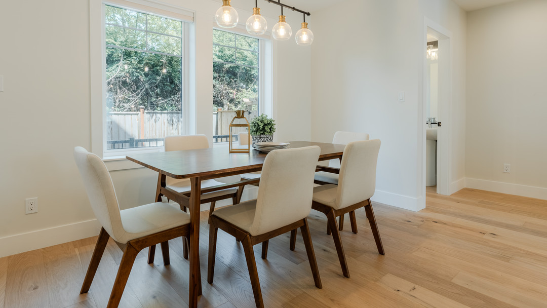 💡 A closer look at the Folk townhouse project.
Dining room lighting can completely change the feel of a space, and these two installations show how the right fixture can complement different layouts and design styles.
From a modern globe fixture to a linear pendant, Four Peaks Power provided the electrical expertise to help bring these dining spaces together.
Building or renovating in Greater Victoria? We can help with lighting, electrical installations and more.
⚡ Get in touch with Four Peaks Power.
#FourPeaksPower #VictoriaBC #VictoriaElectrician #ElectricalContractor #LightingDesign #DiningRoomLighting #HomeLighting #NewConstruction #HomeRenovation #YYJ