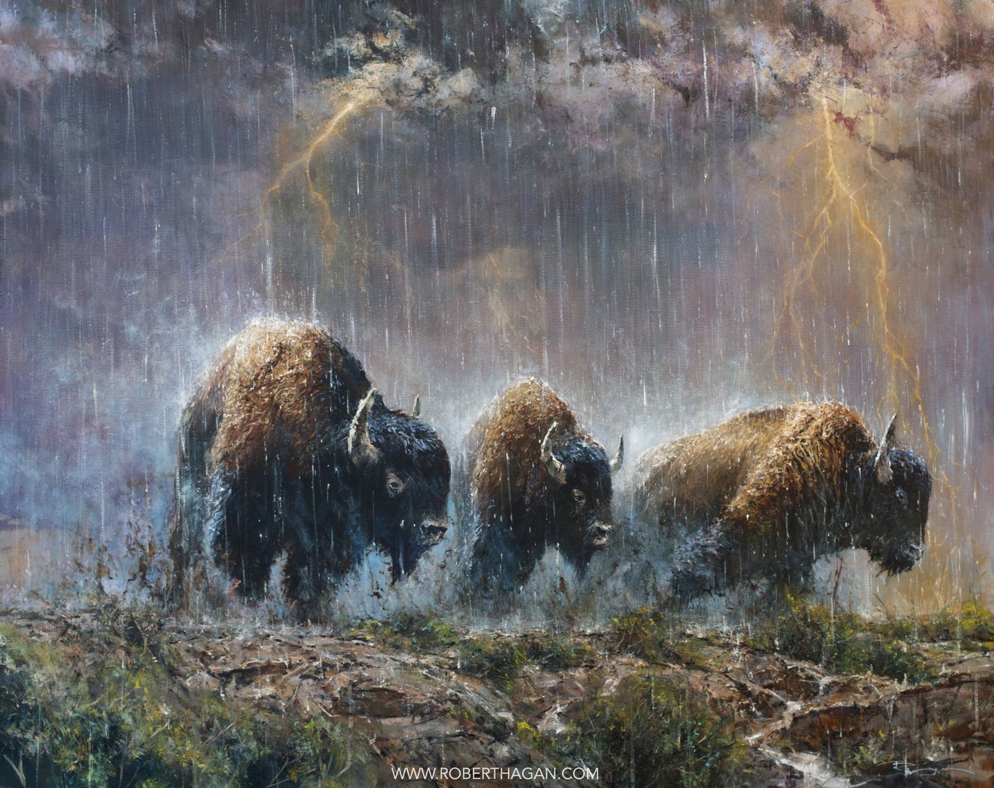 They don’t flinch for lightning. Bit of a lesson in that.
#RobertHagan #WesternArt #CowboyArt #OilPainting #Impressionism #WesternPainting #FineArt #AustralianArtist