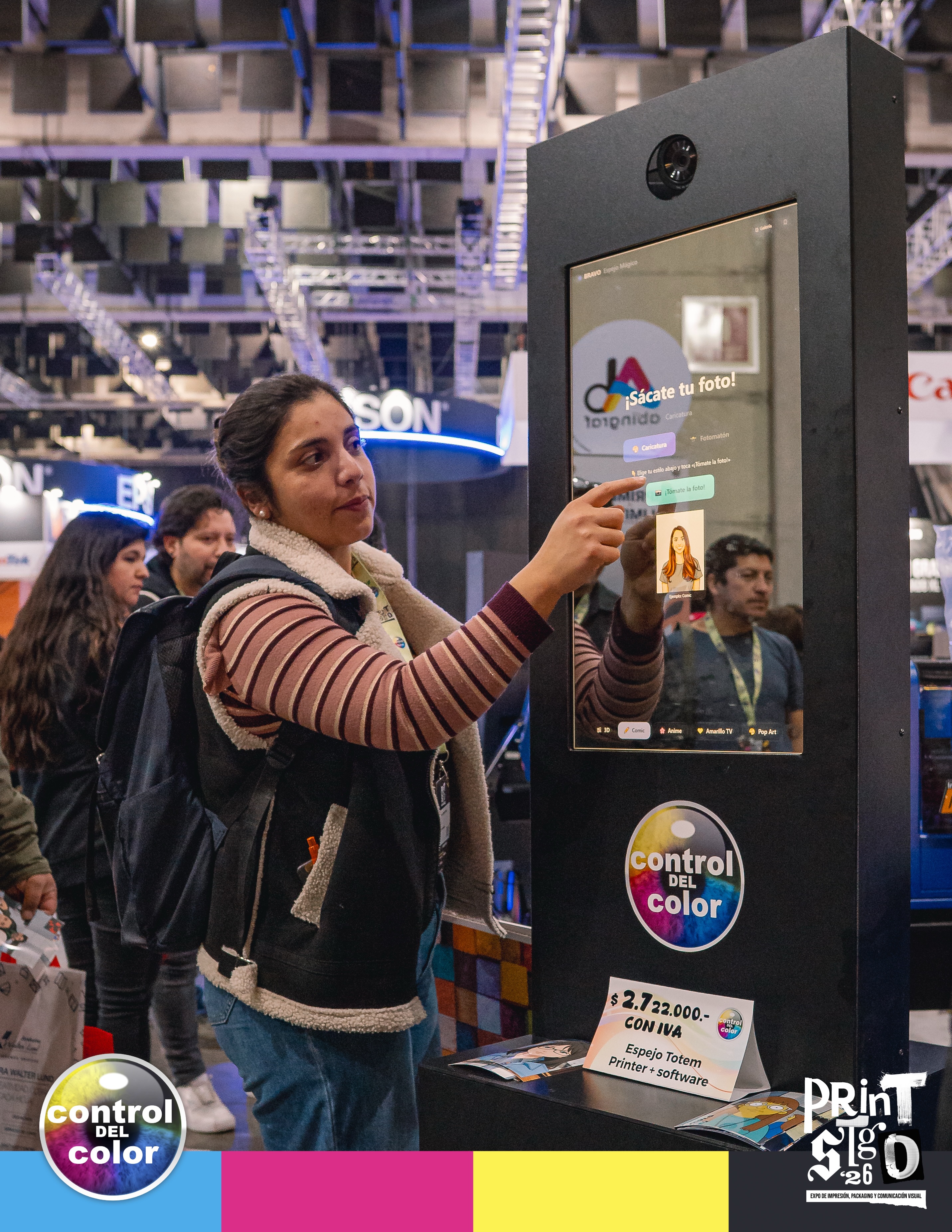La foto, al instante 📸⚡
Una de las máquinas más cotizadas del rubro, la RX1 HS, está presente en Expo Print 2026. Una solución que permite entregar fotografías al instante y que puedes conocer de cerca visitando el stand 8 de Control del Color.
¡Pero eso no es todo! También contamos con cabinas fotográficas equipadas con esta misma tecnología, para que puedas llevarte un recuerdo de tu paso por Print 2026.
Ven a vivir la experiencia y descubre todo lo que Control del Color tiene preparado para ti.
#controldelcolor #impresión #fotografia #printsantiago