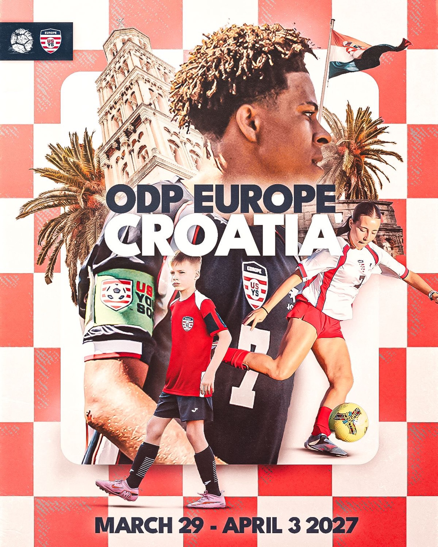 THE FINAL ODP SEASON TRIP IS SET. 🇭🇷
We’re closing out the season in Croatia.
From March 29 – April 3, 2027, ODP Europe heads to Croatia for the final international trip of the season, high-level soccer, international competition, and an unforgettable experience with the ODP Europe family.
Want to earn your spot?
Tryout registration is now open.
🔗 Registration link in bio