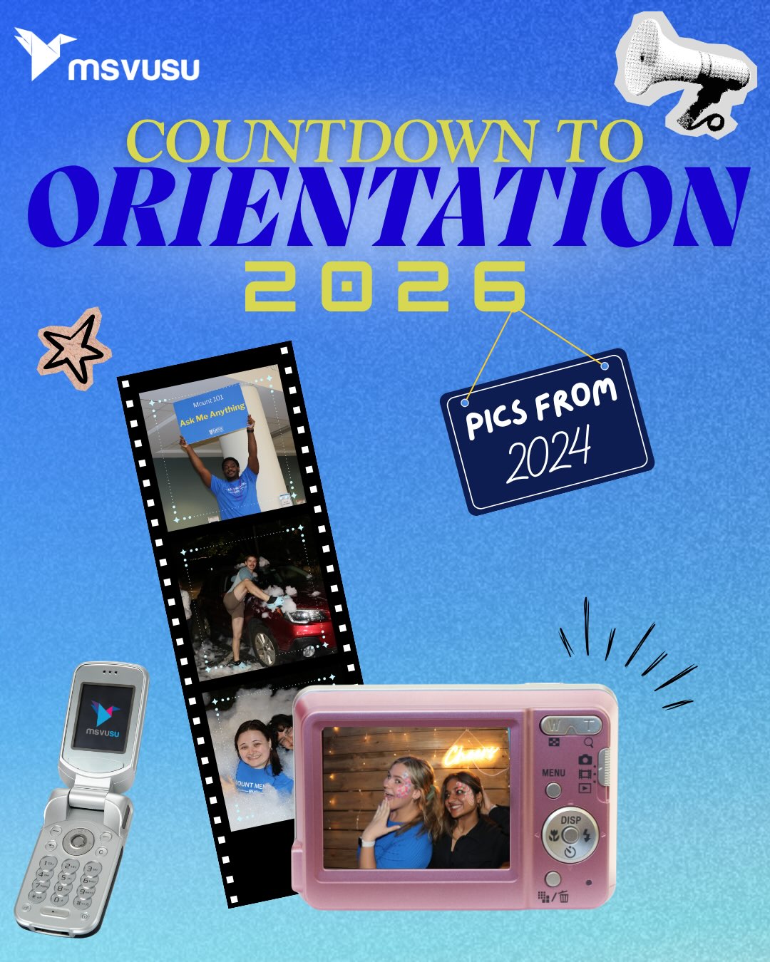 It may not be Thursday, but we’re still counting down to Orientation 2026!
This Flashback Friday, we’re reliving Orientation 2024! Foam parties, Society Fairs, Neon Parties in the Rook and more.
We’ve got something special brewing for next week’s Countdown to Orientation 2026, so make sure you’re staying tuned 👀
#msvusu #tbt #fbf #msvu #orientation